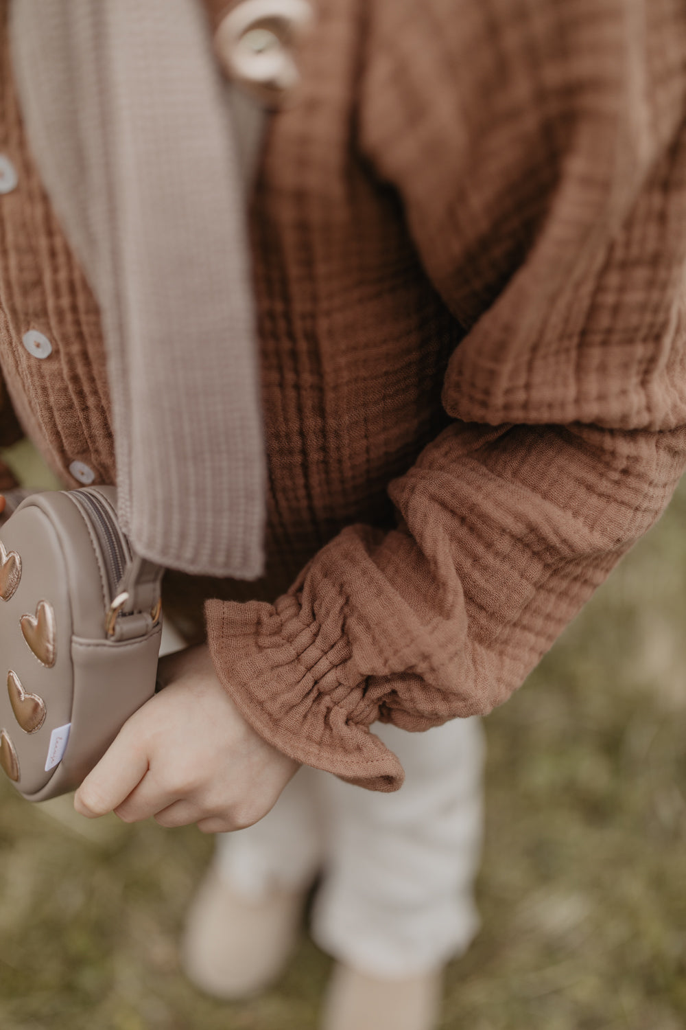 Children's Handbag 'Brown Heart'