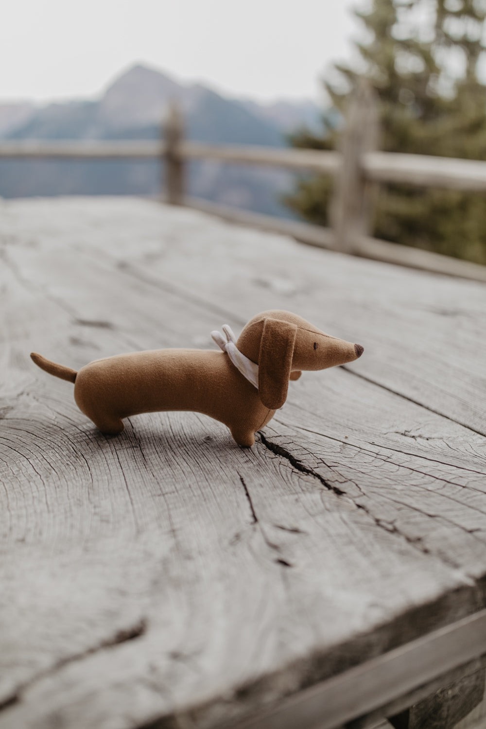 Kuscheltier 'Knitted Dog'
