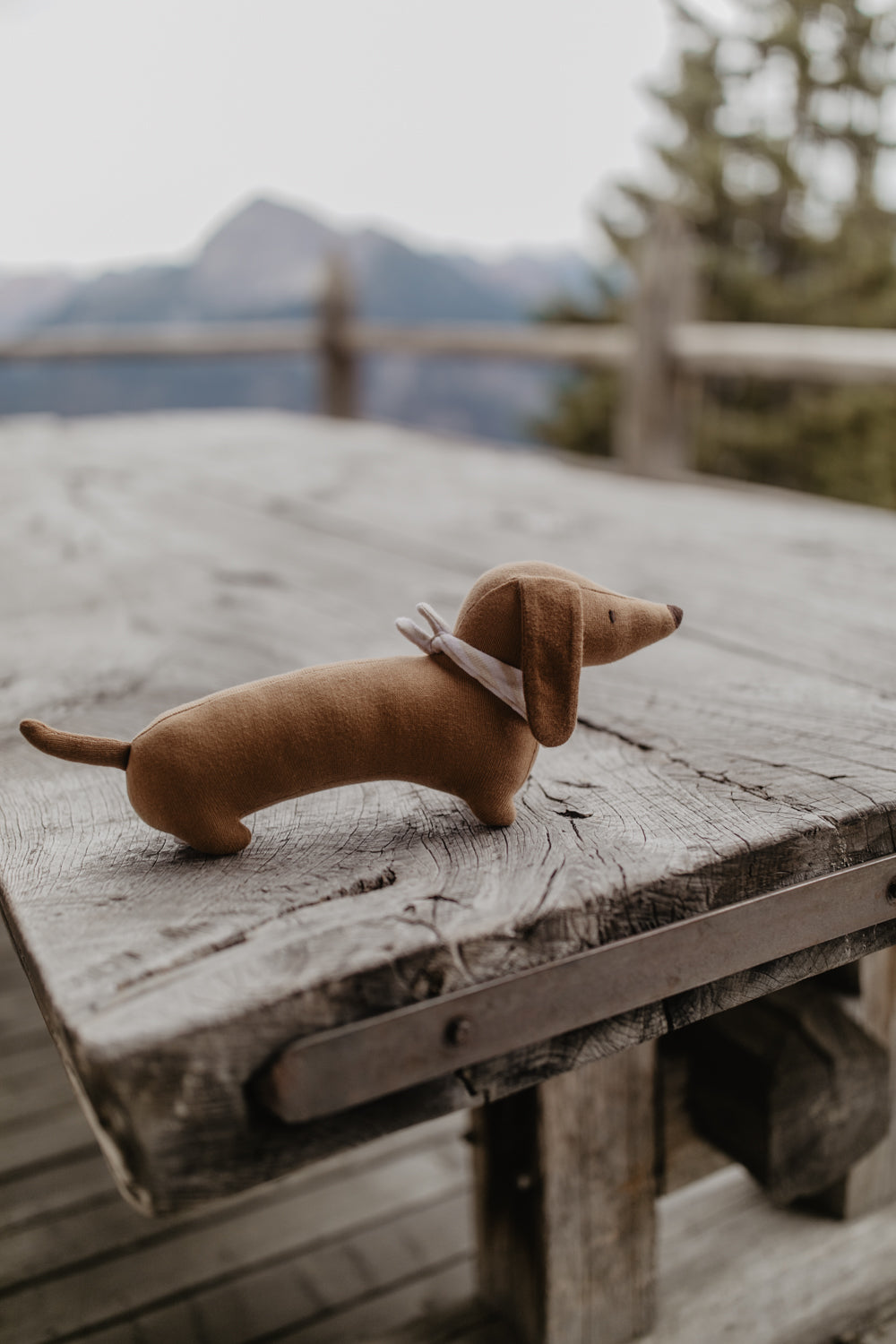 Kuscheltier 'Knitted Dog'