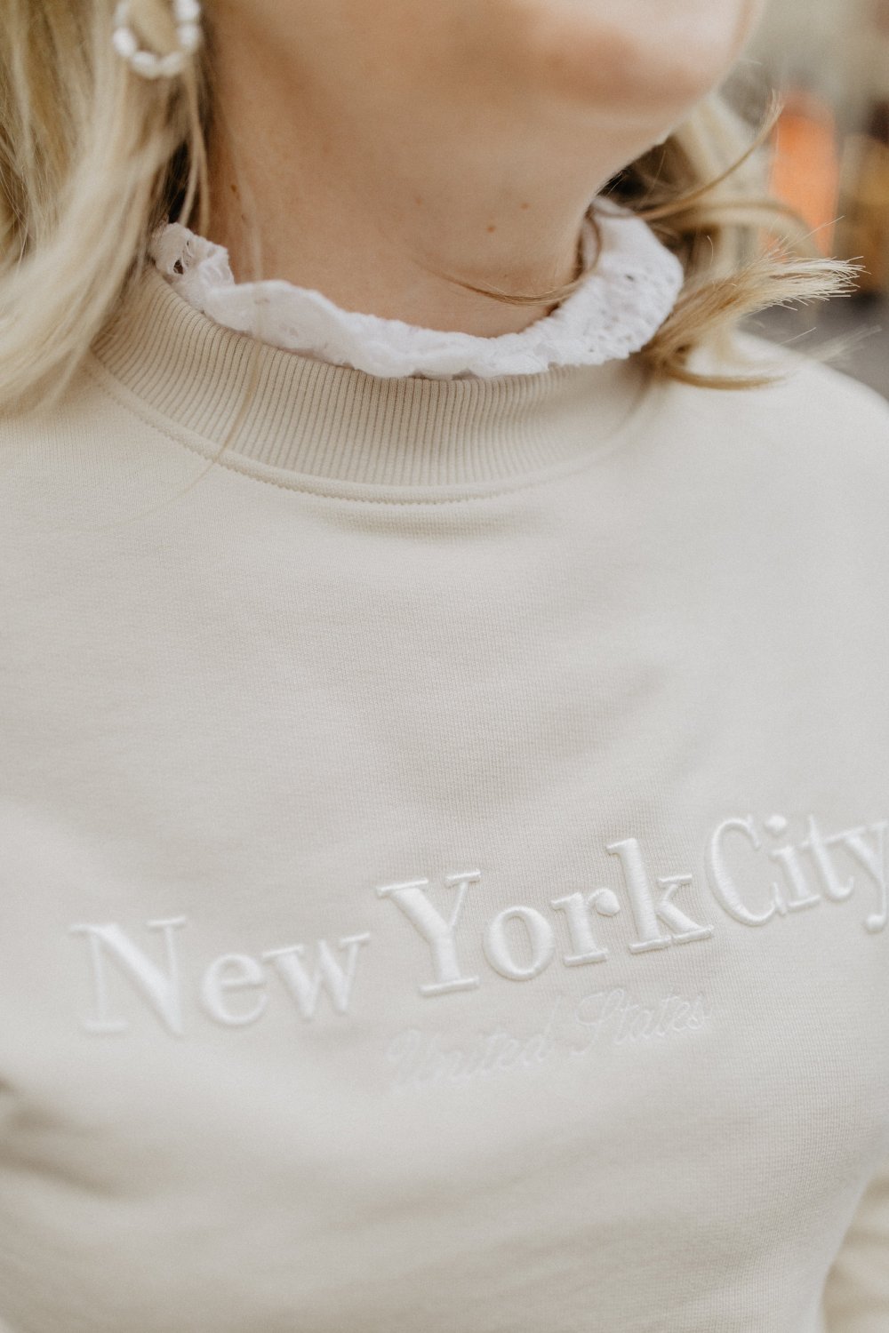 leevje by AM Sweater 'New York' beige
