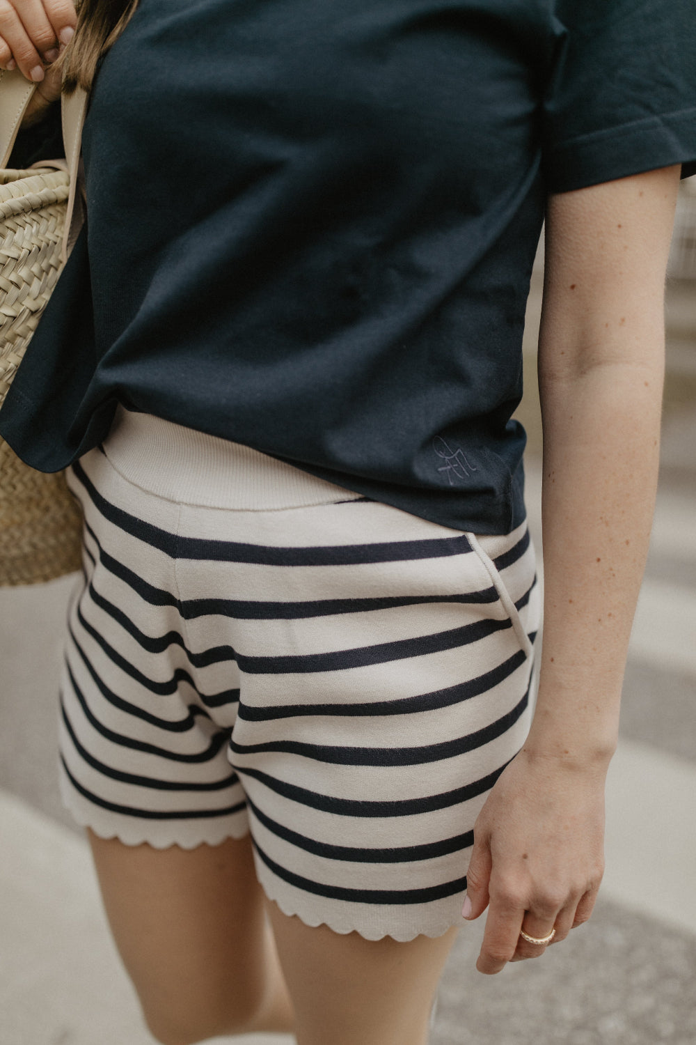 leevje by AM Strickshorts 'Chloé' stripes