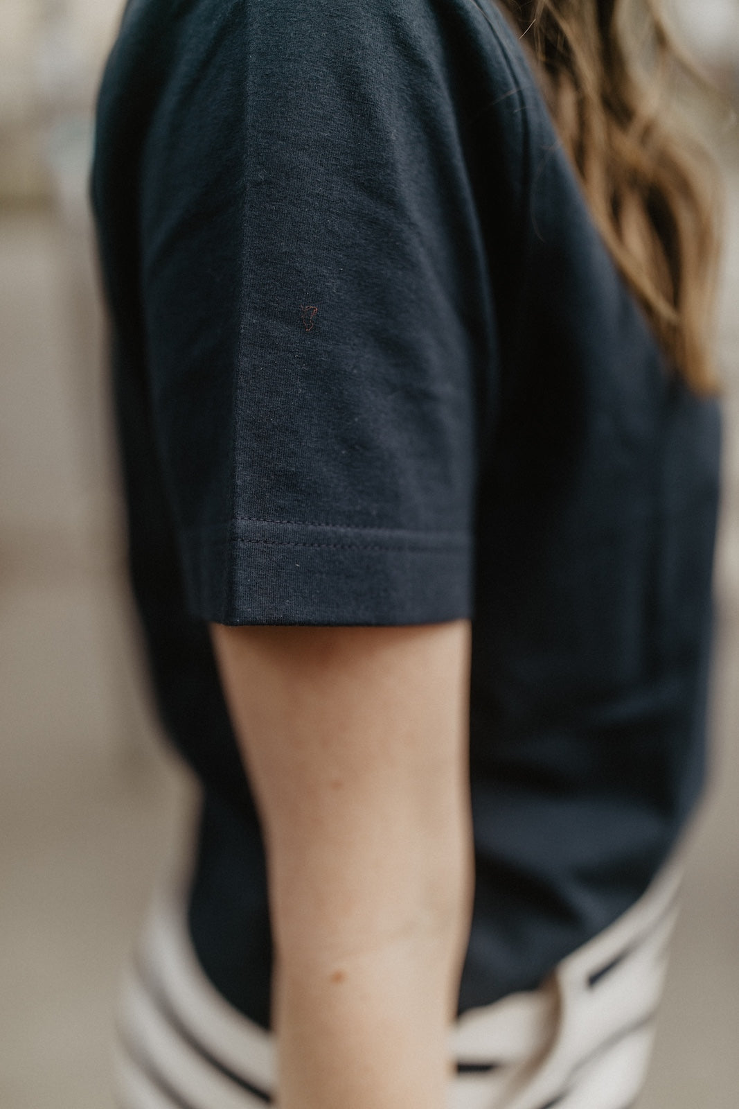 leevje by AM Basic Shirt 'Liv' Navy