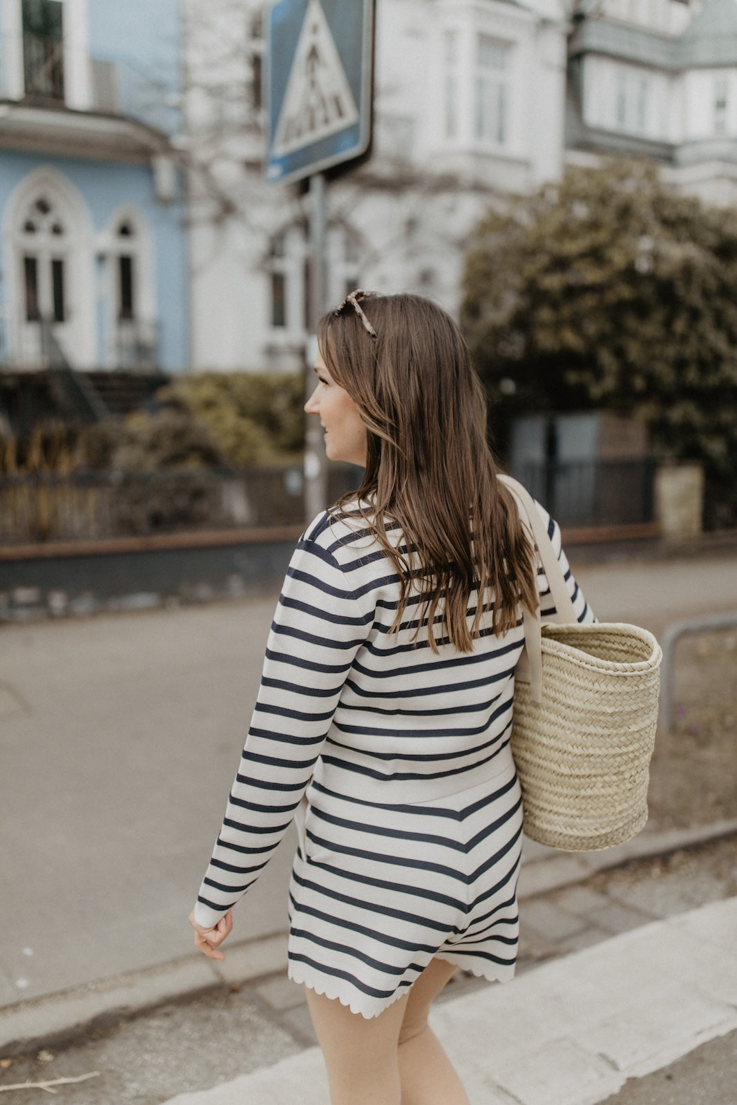 leevje by AM Cardigan 'Chloé' stripes