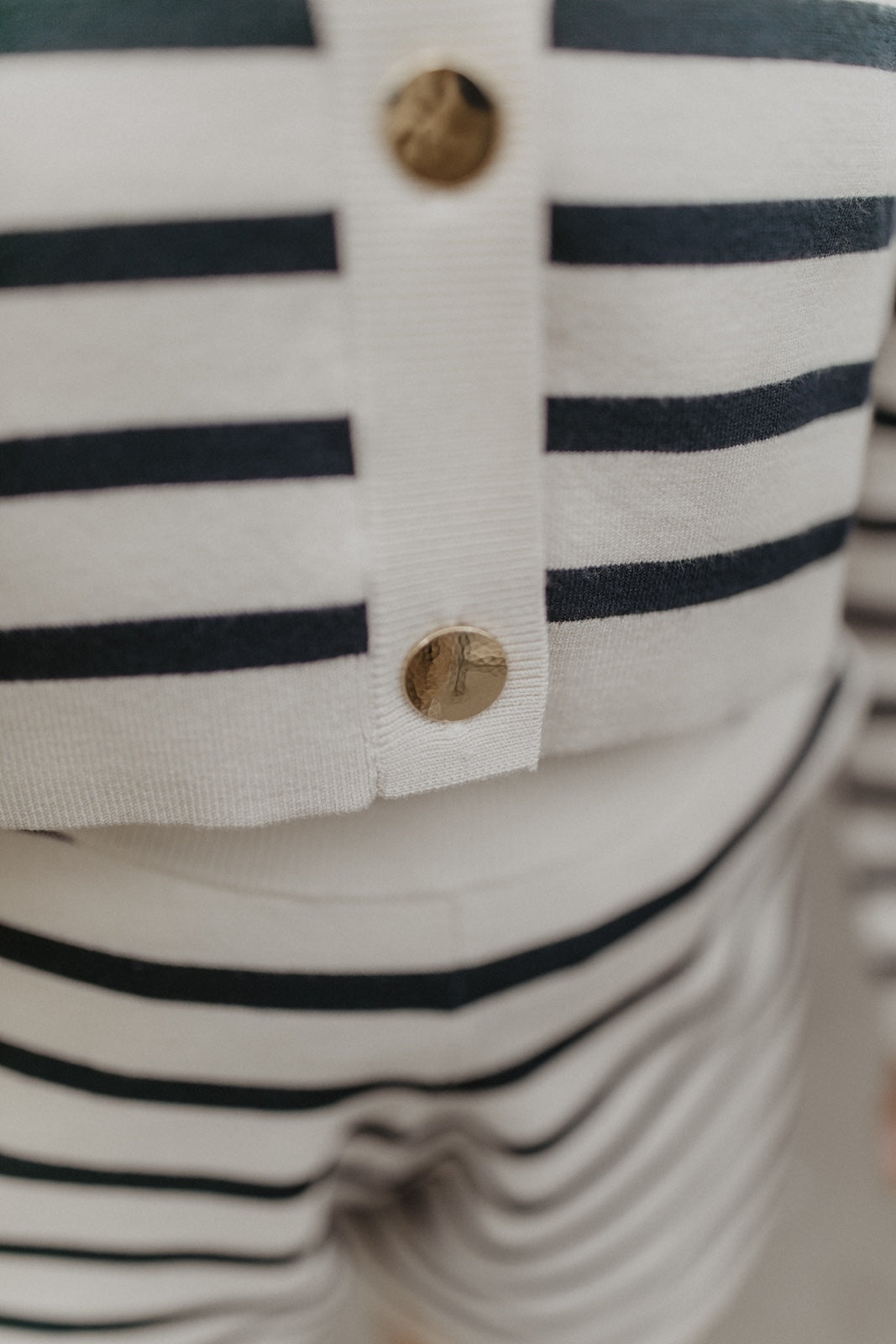 leevje by AM Cardigan 'Chloé' stripes