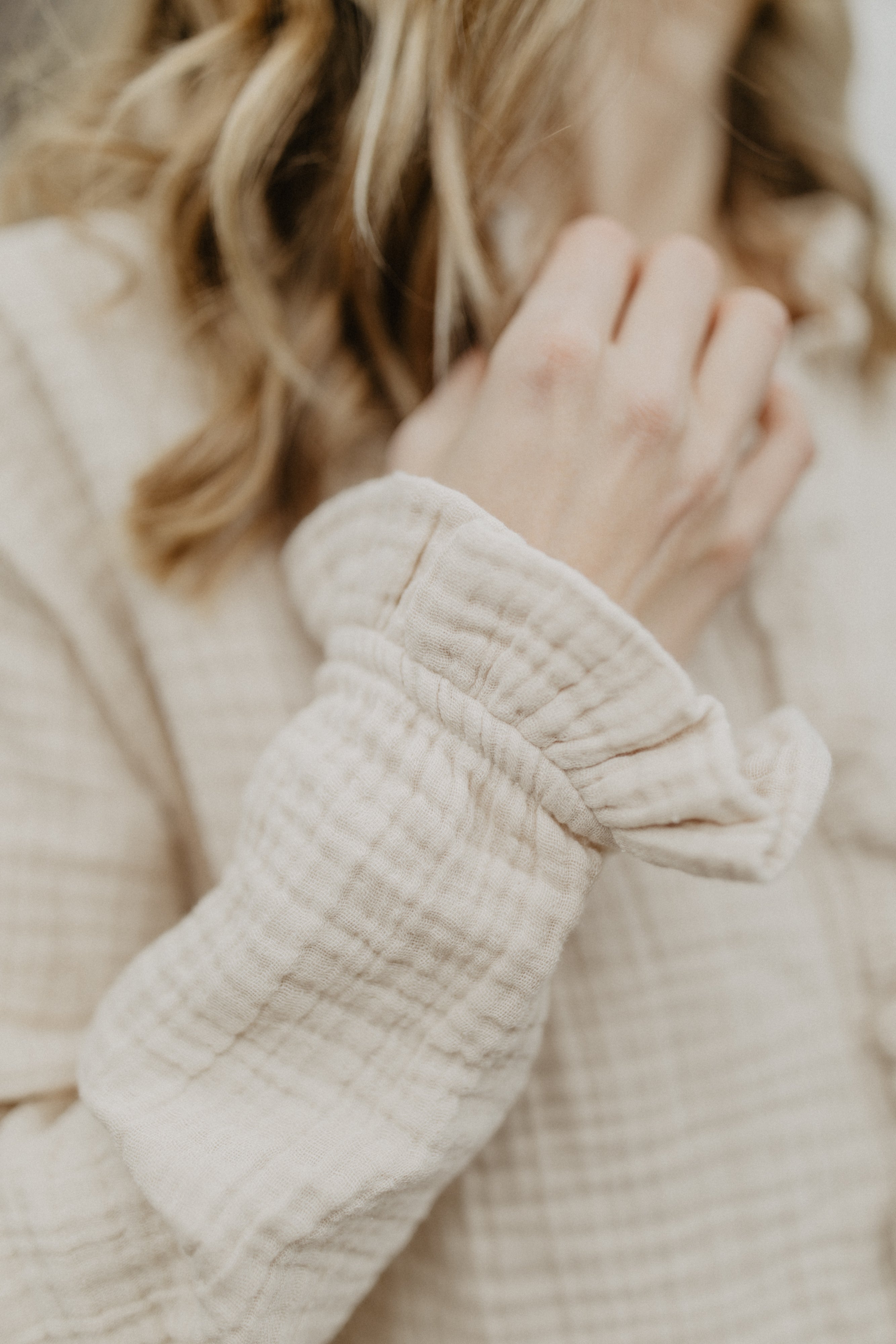 Mini-Me Musselinbluse 'cappuccino' für Frauen
