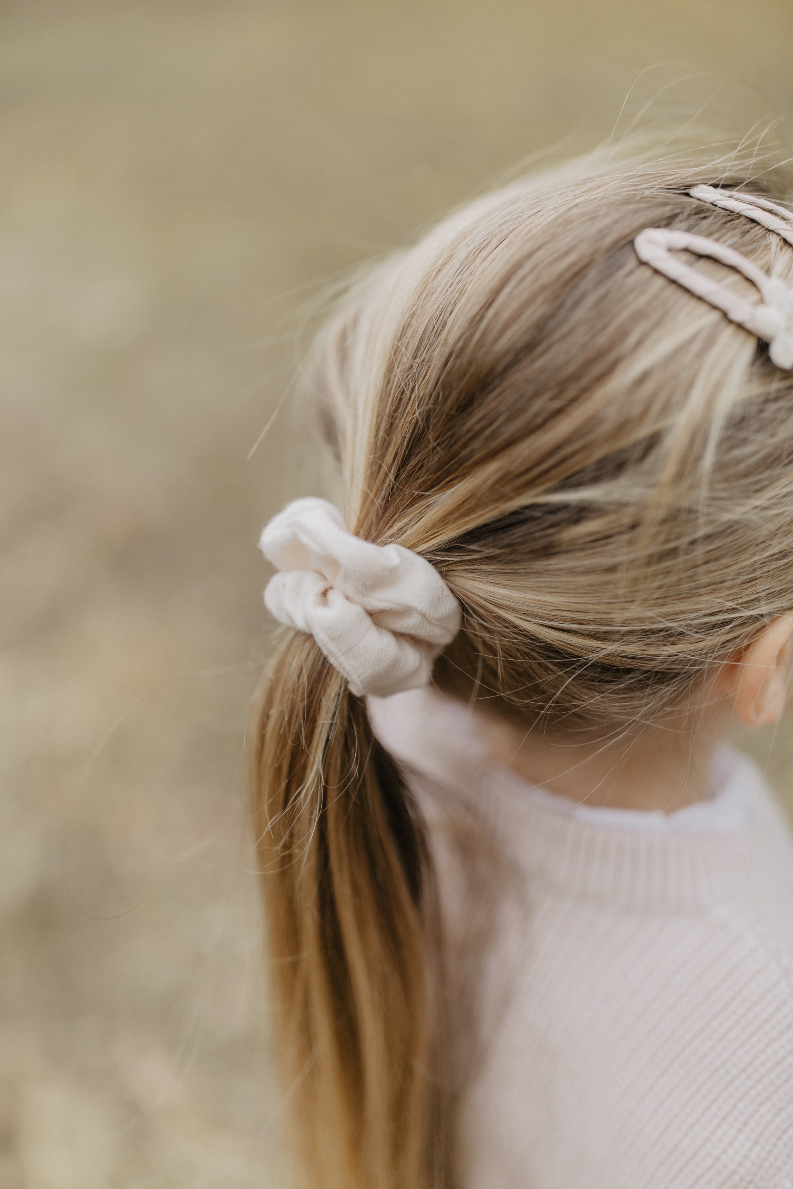Scrunchies aus Flanell für Kinder