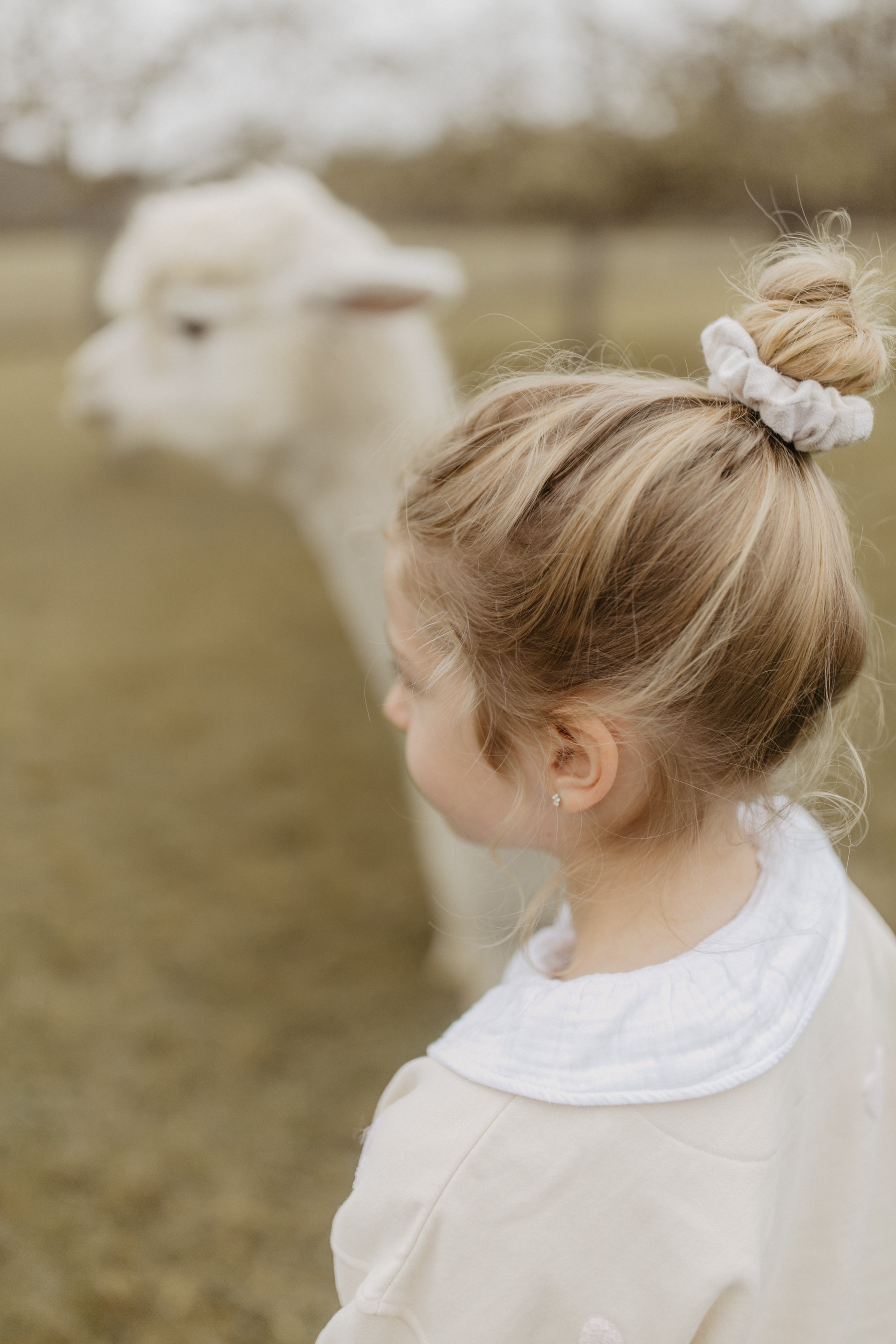 Scrunchies aus Flanell für Kinder