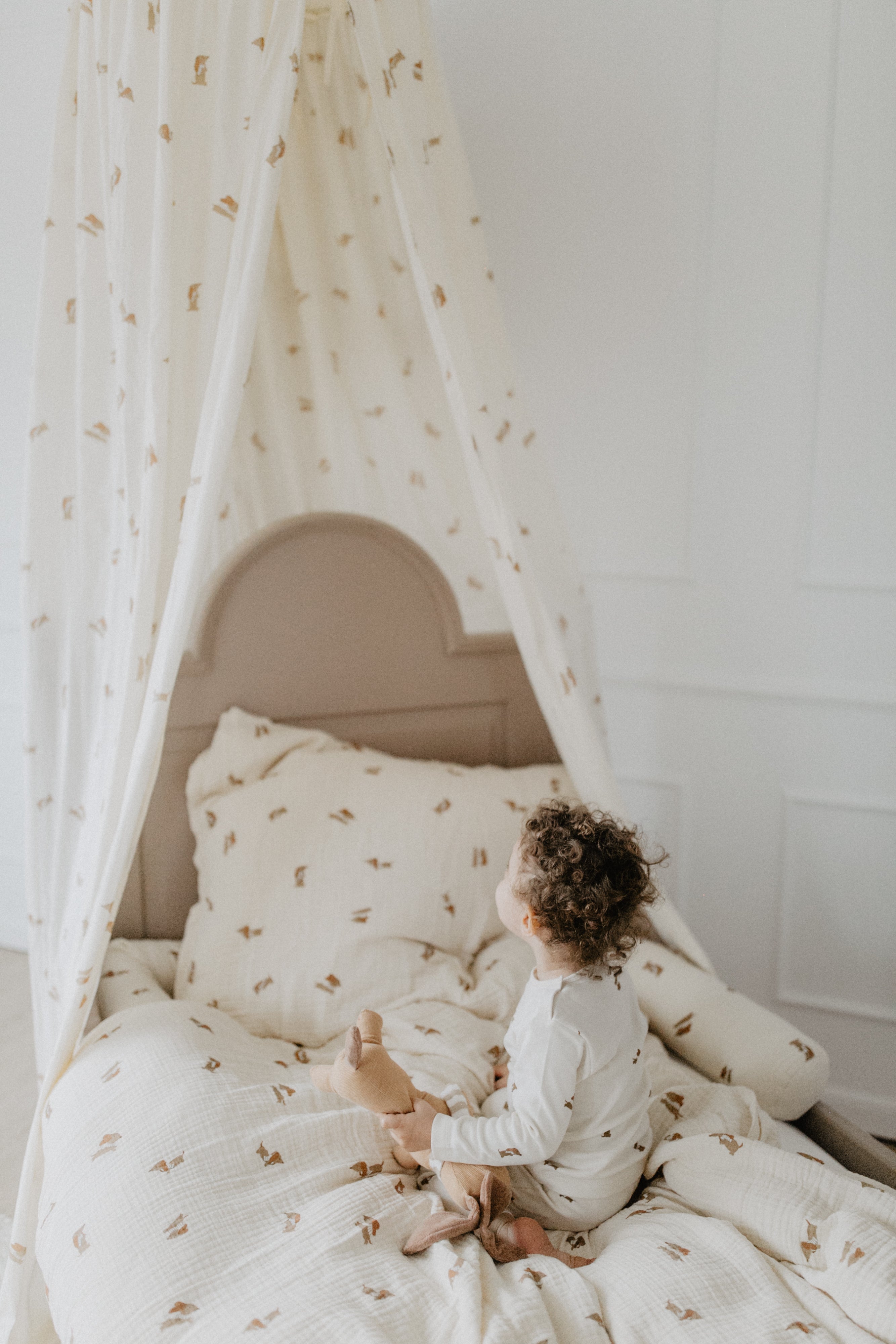 Pyjama Set 'little dog' aus Bio-Baumwolle