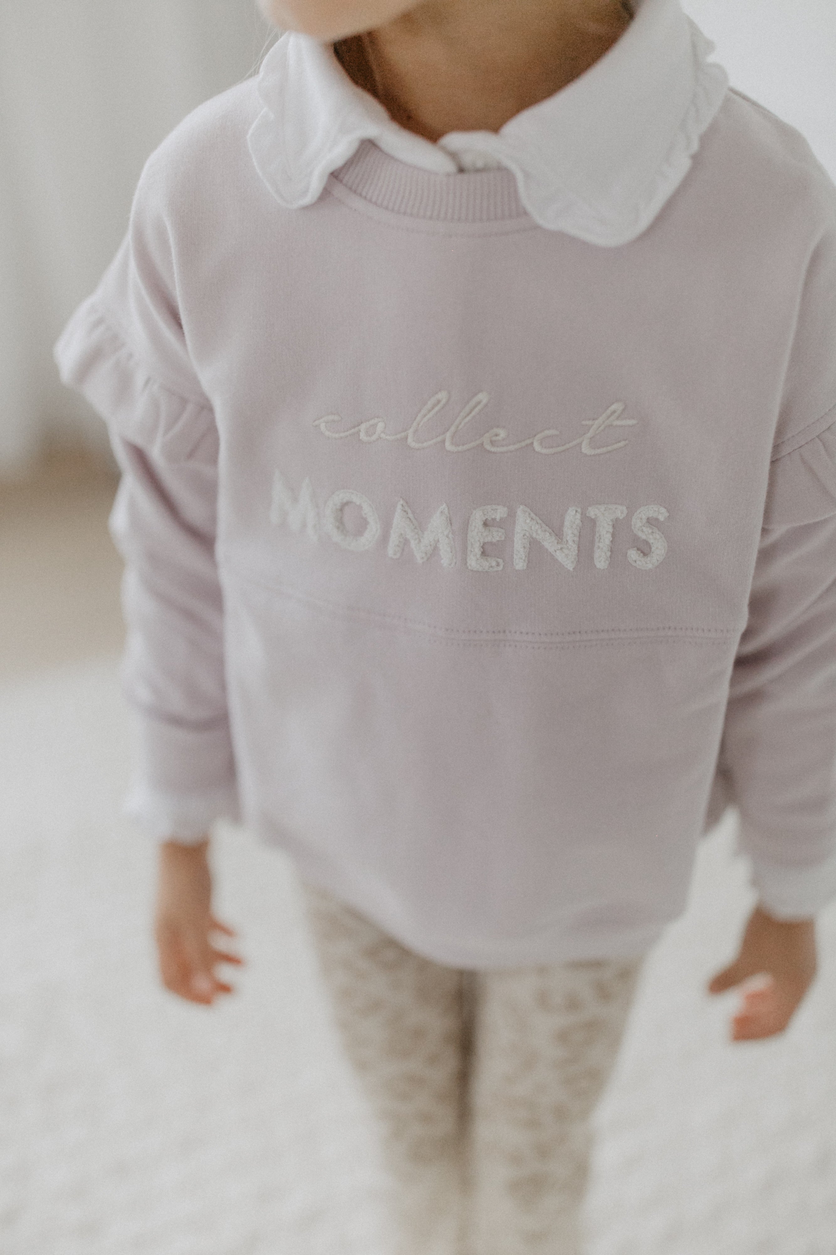Oversized Sweatshirt 'collect moments' mit Bauchtasche