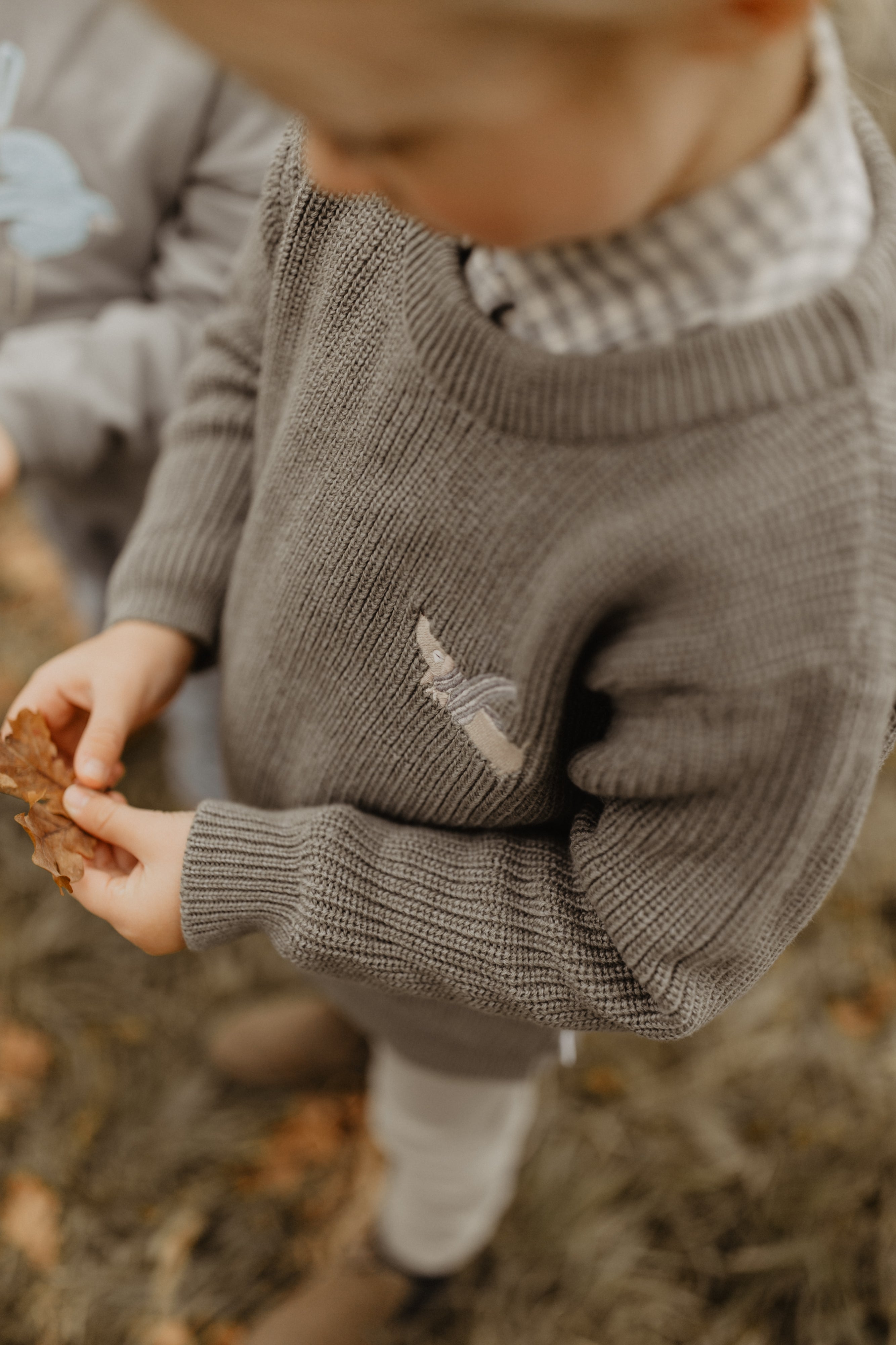 Chunky Knit Pullover 'little dog'