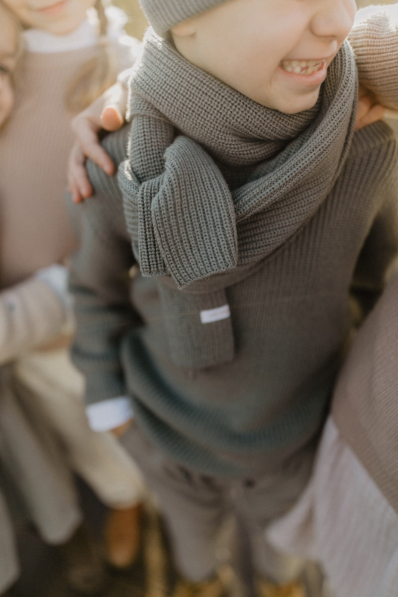 Strickschal 'green'