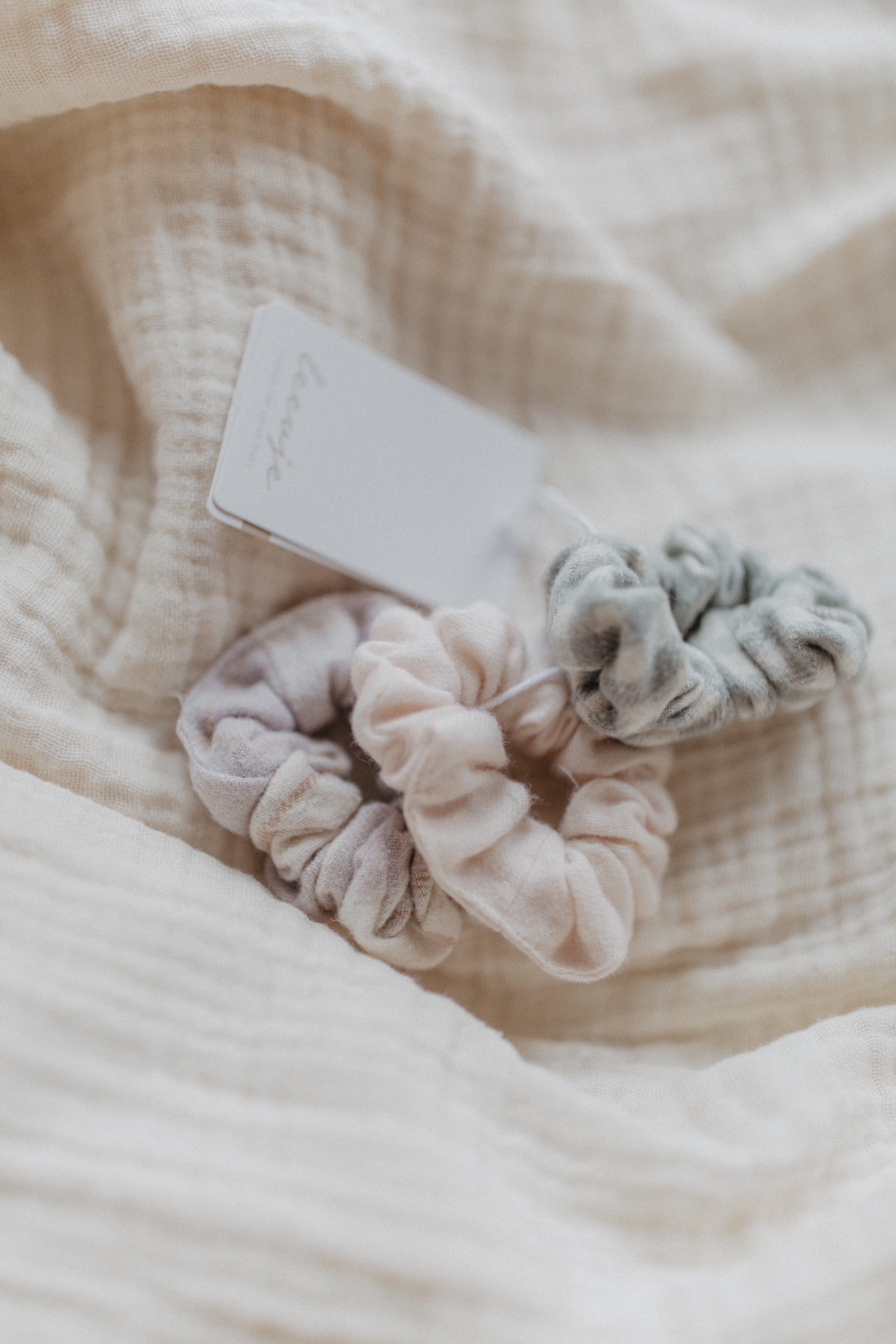 Scrunchies aus Flanell für Kinder