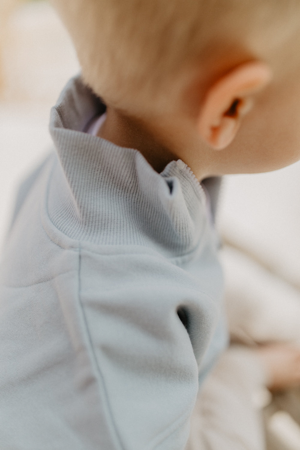 Unisex Quarter-Zip Sweatshirt 'Salt Sand Sea'