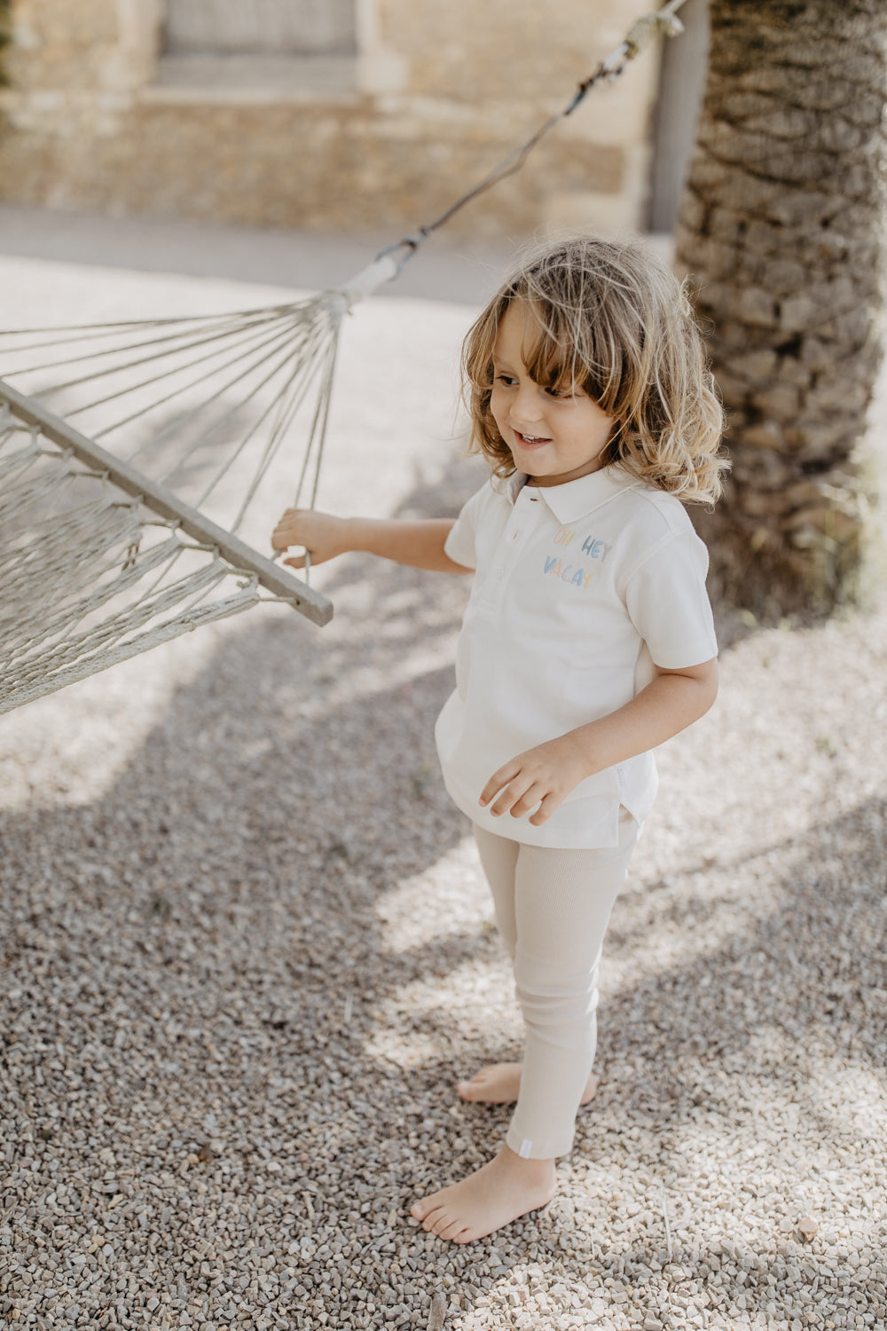Unisex Short Sleeve Polo Shirt 'Oh Hey Vacay'