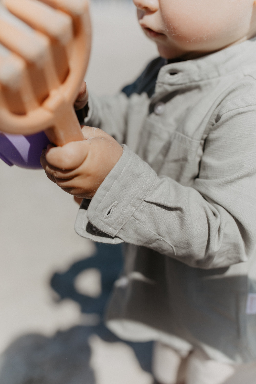 Shirt 'Soft Green' in Linen Optic