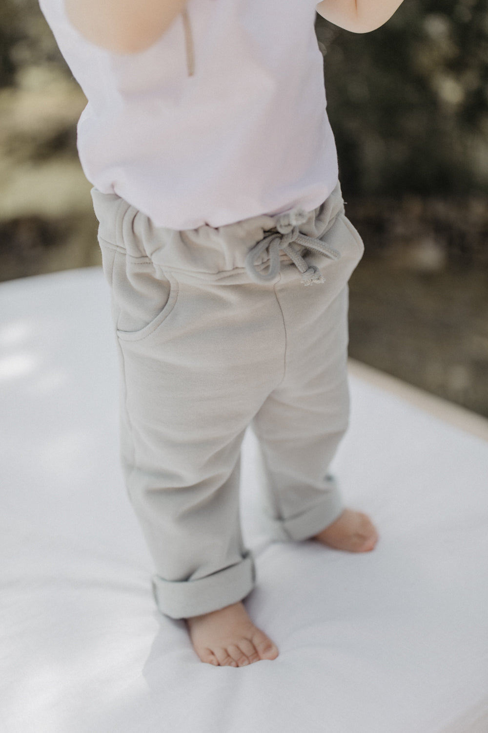 Unisex Sweatpants with Drawstring 'Soft Green'