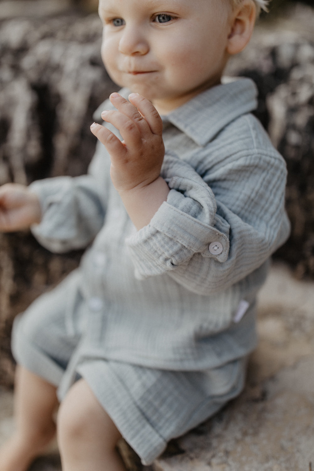 Muslin Shorts 'Soft Green'