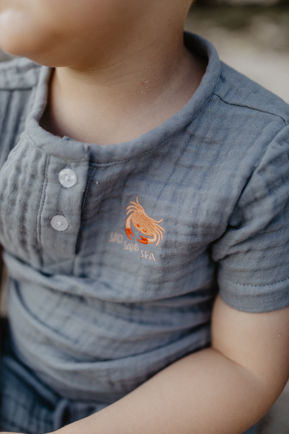 Muslin T-Shirt 'Crab'