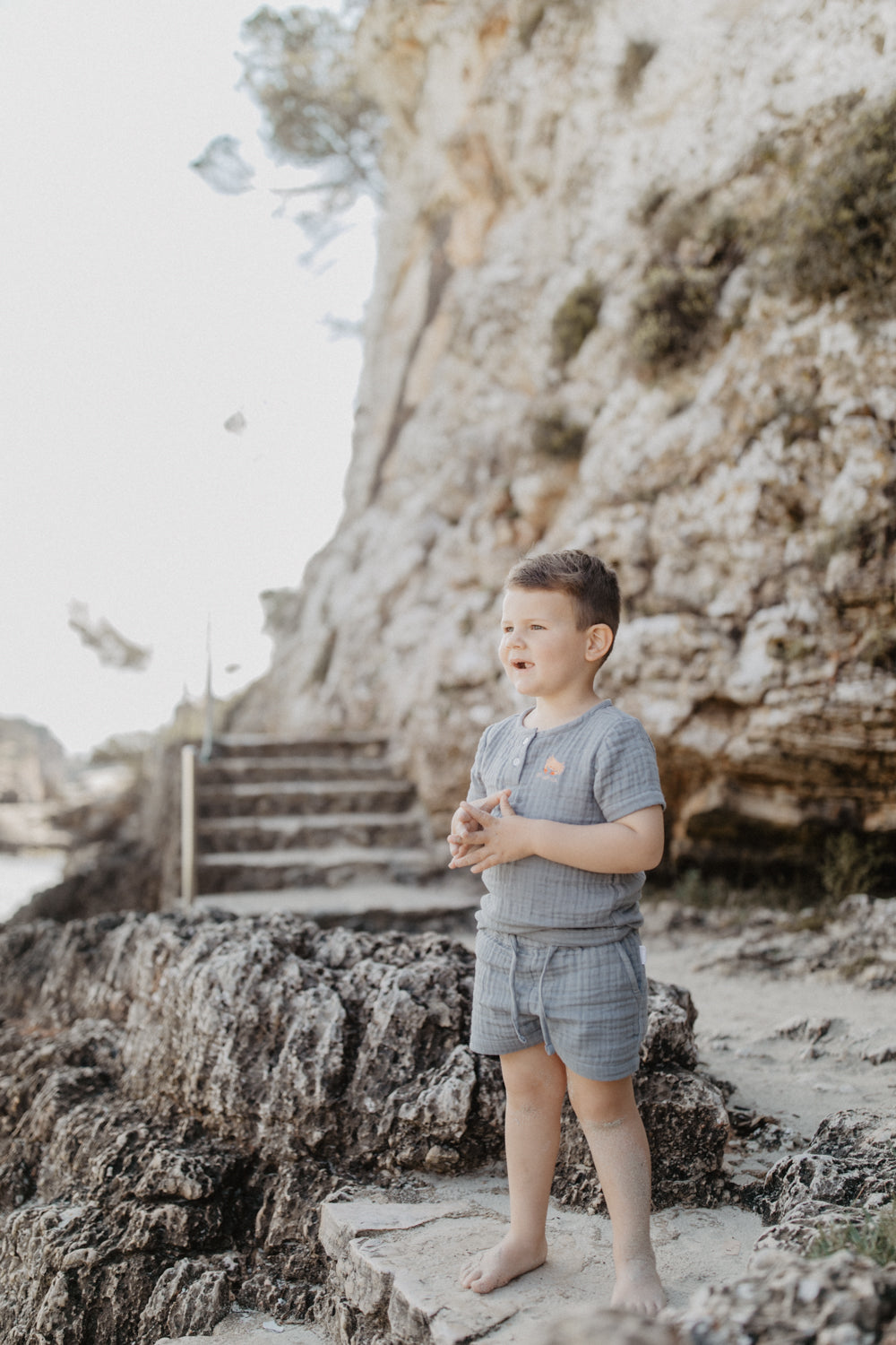 Muslin Shorts 'Blue'