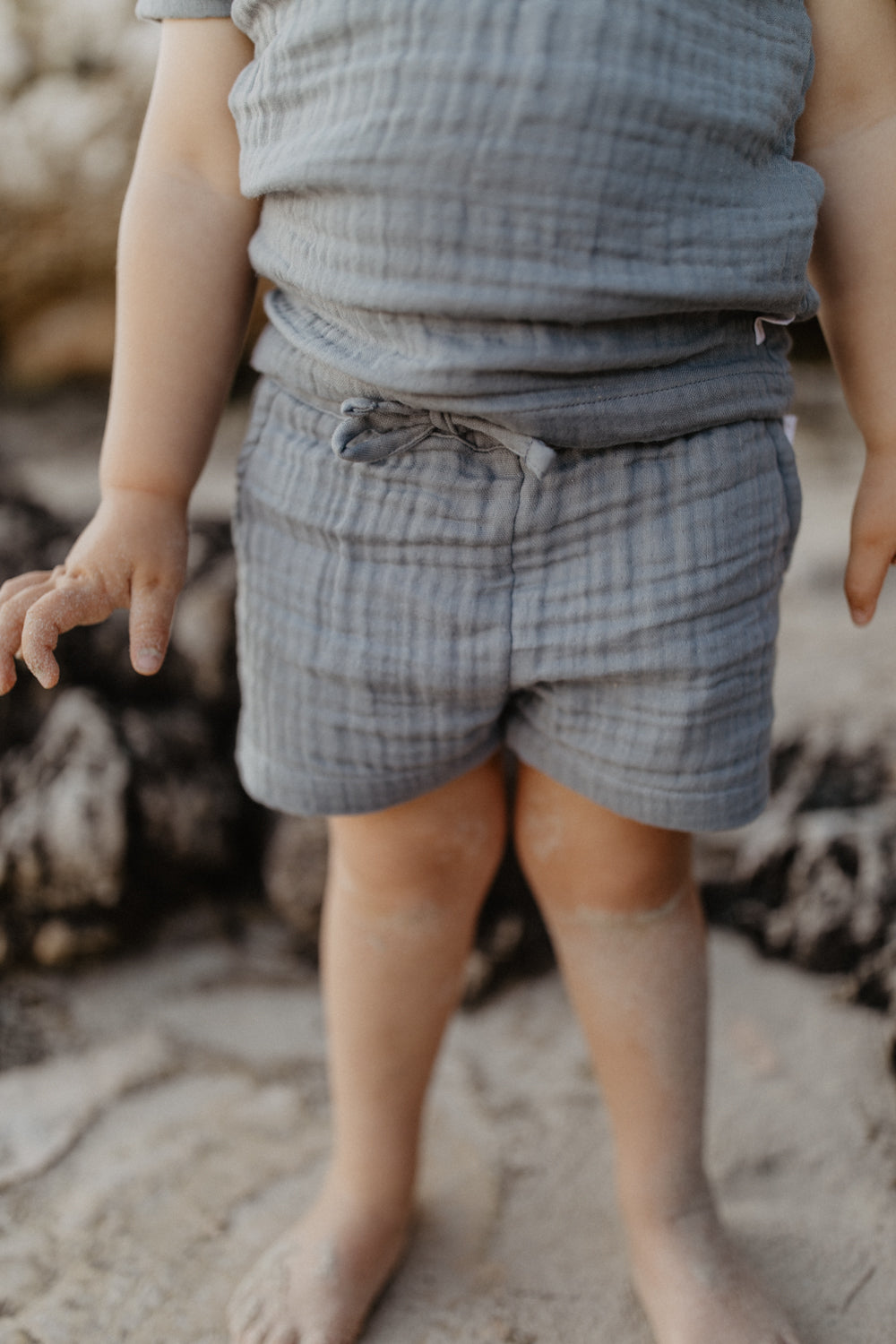 Muslin Shorts 'Blue'