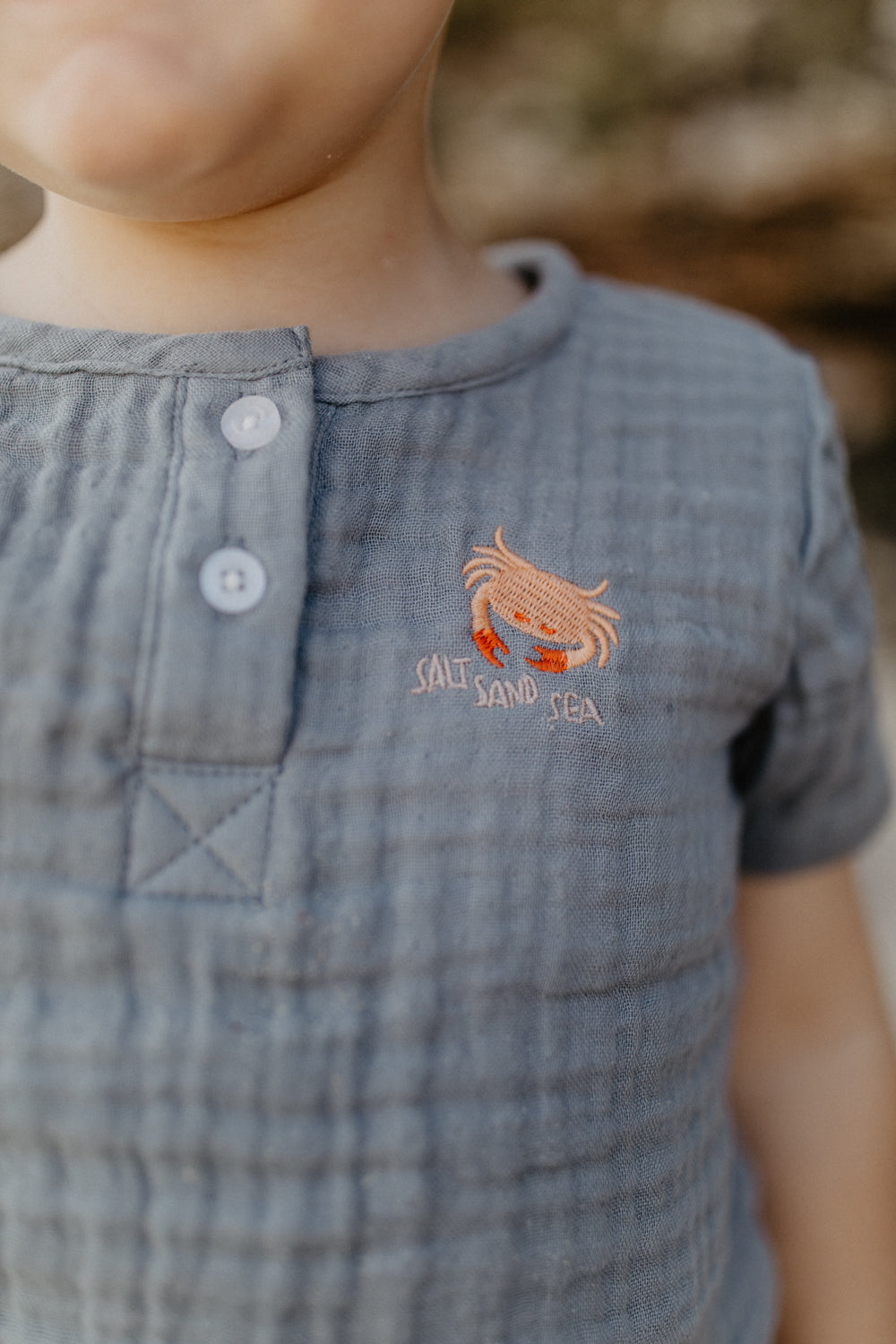 Muslin T-Shirt 'Crab'