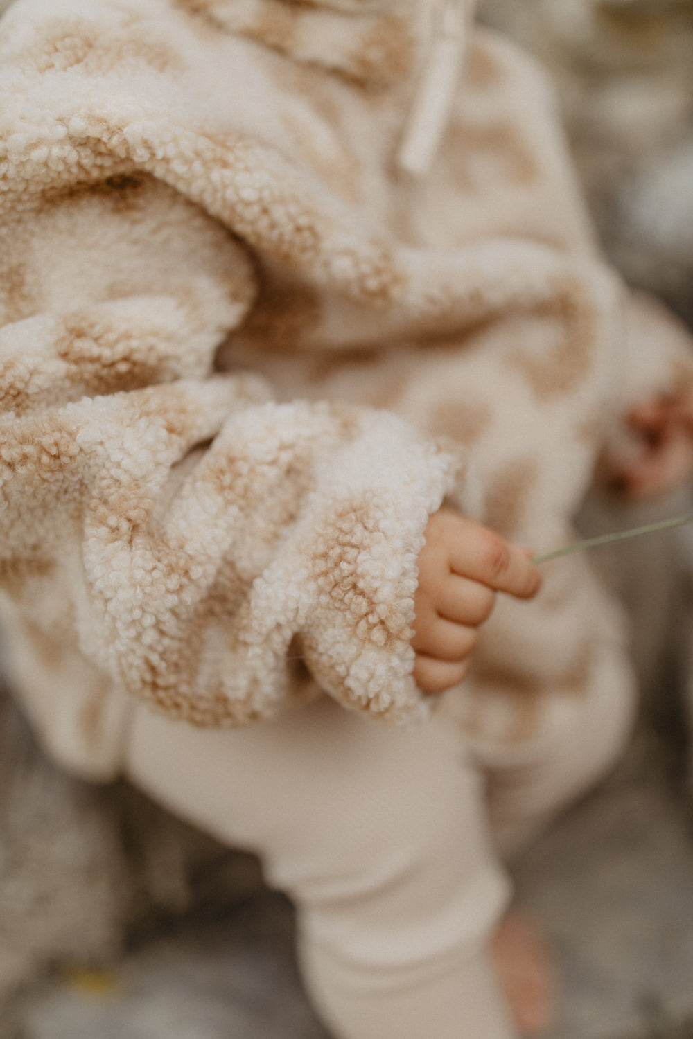 Mini-Me Leopard Print Teddy Jacket for Kids