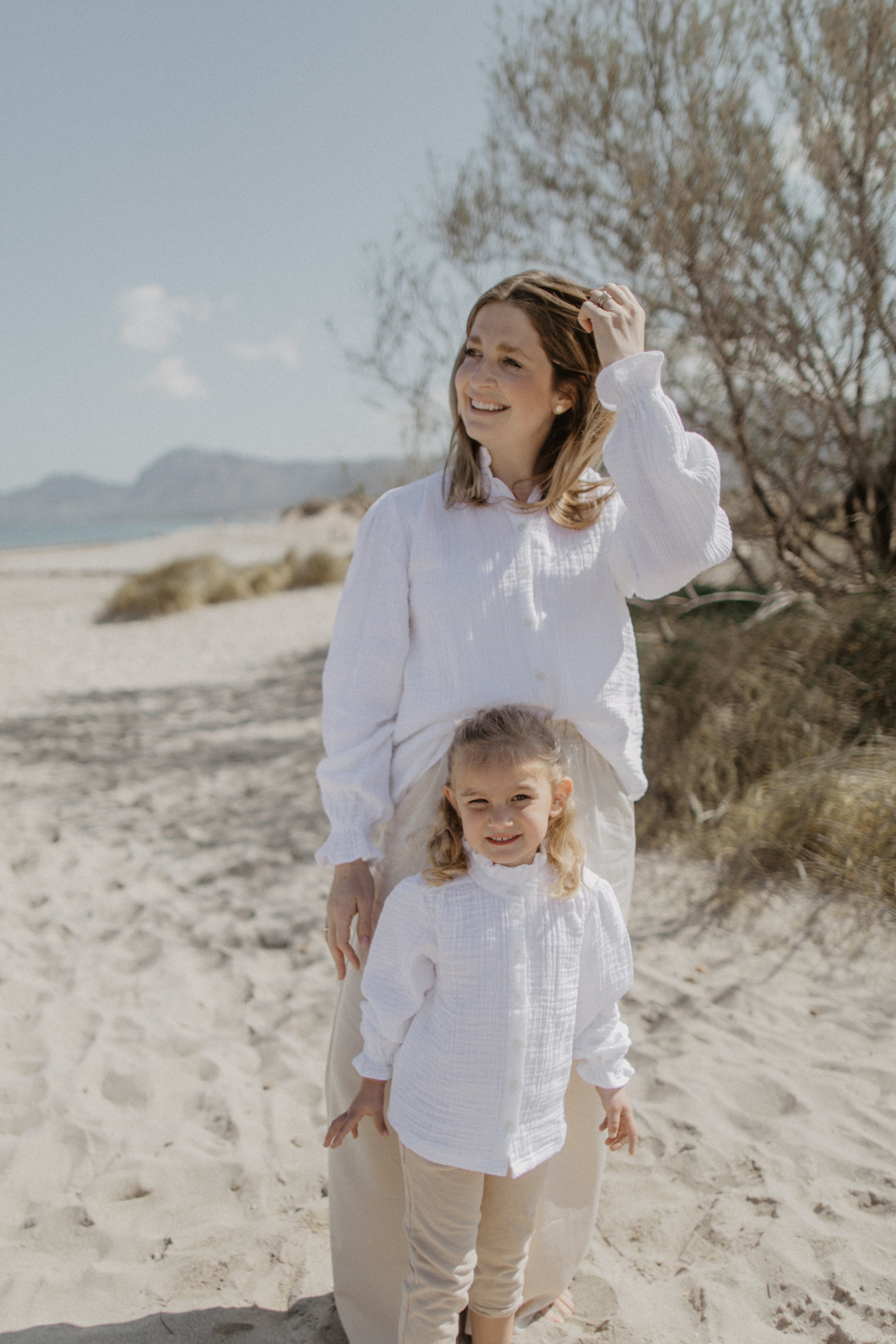 01.01.09 — The Muslin Blouse Mini Me / White