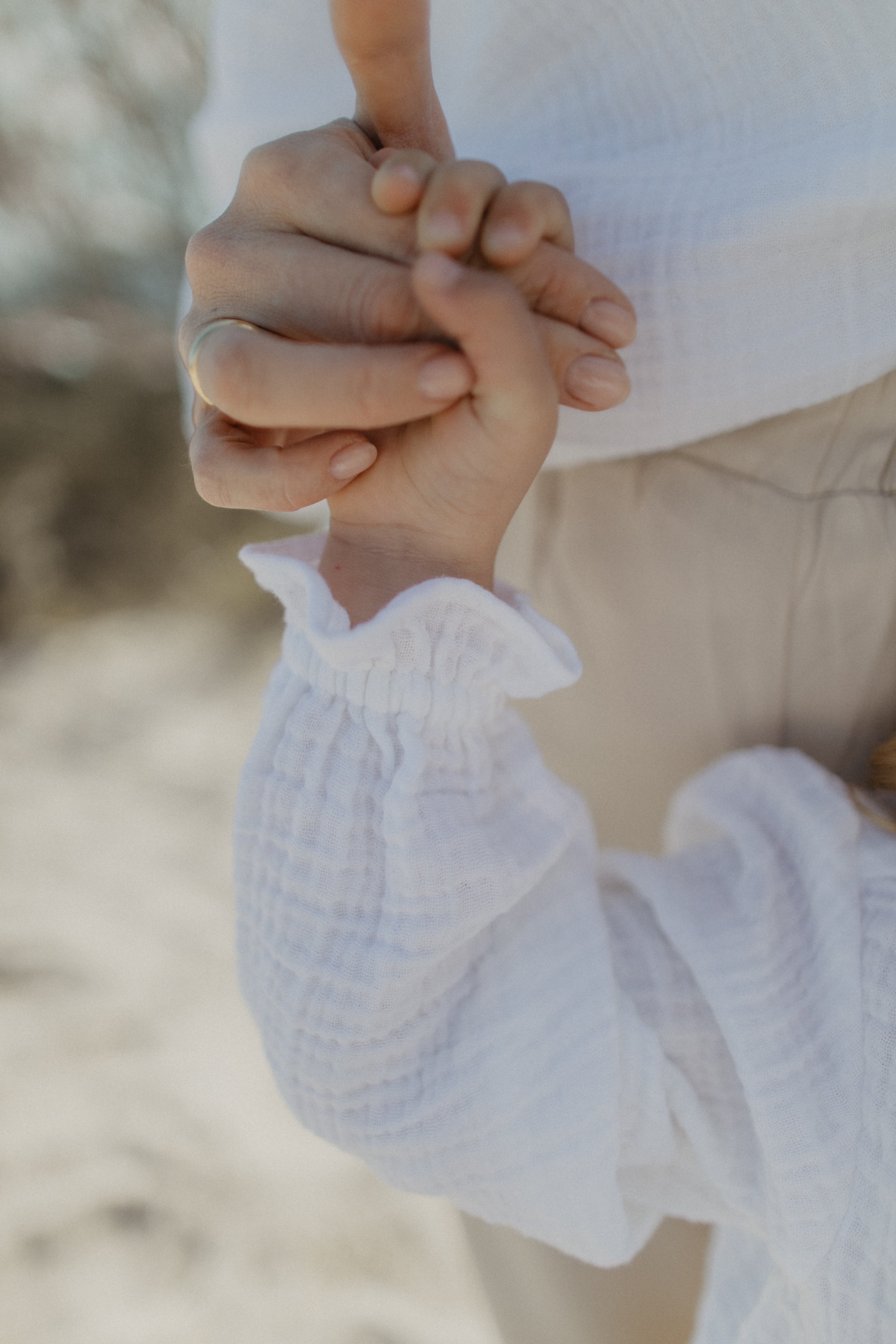 01.01.09 — The Muslin Blouse Mini Me / White