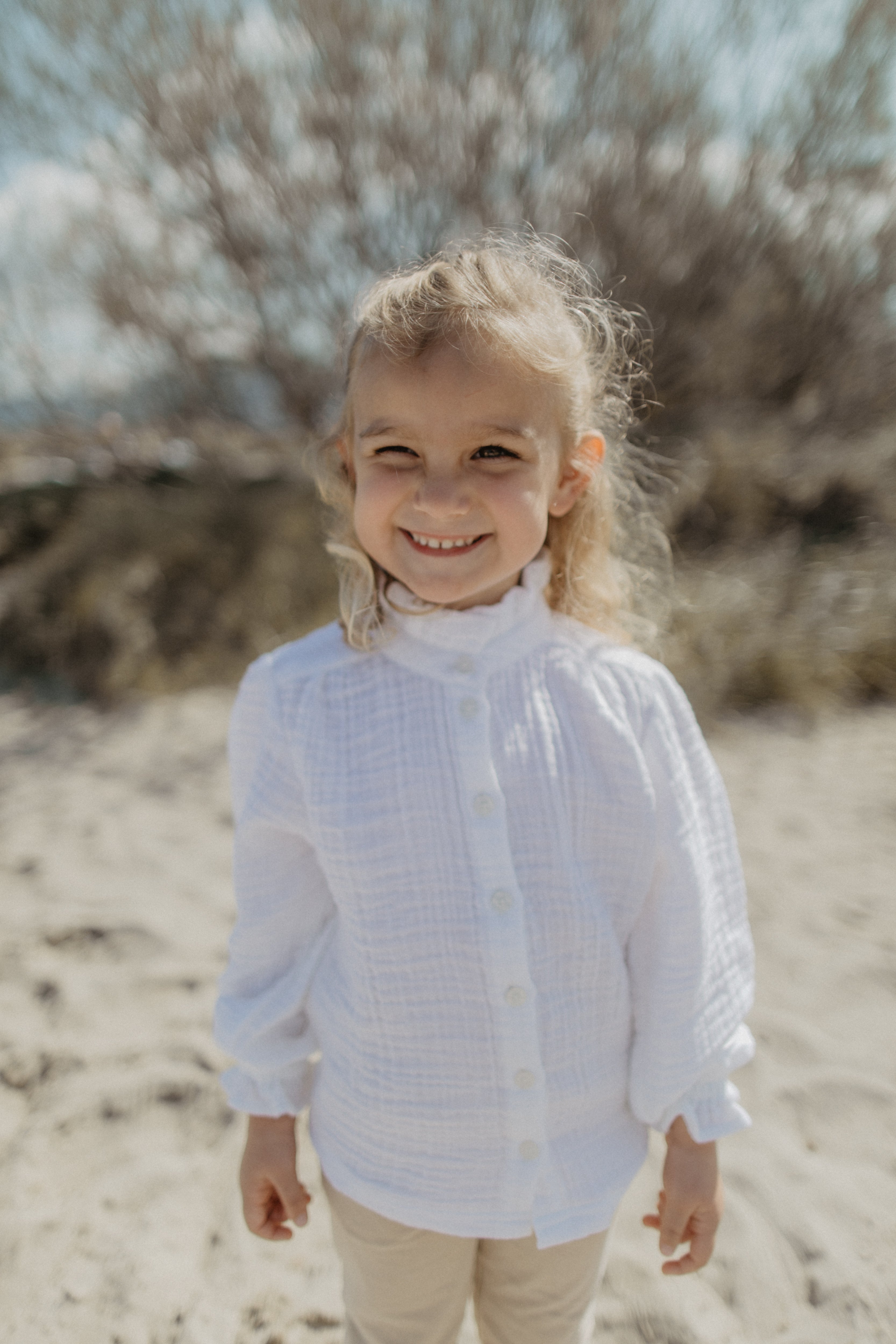 01.01.09 — The Muslin Blouse Mini Me / White