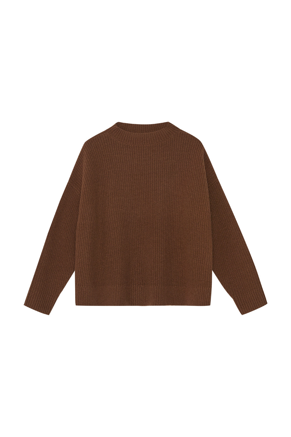 Feinstrickpullover 'Dark Brown'
