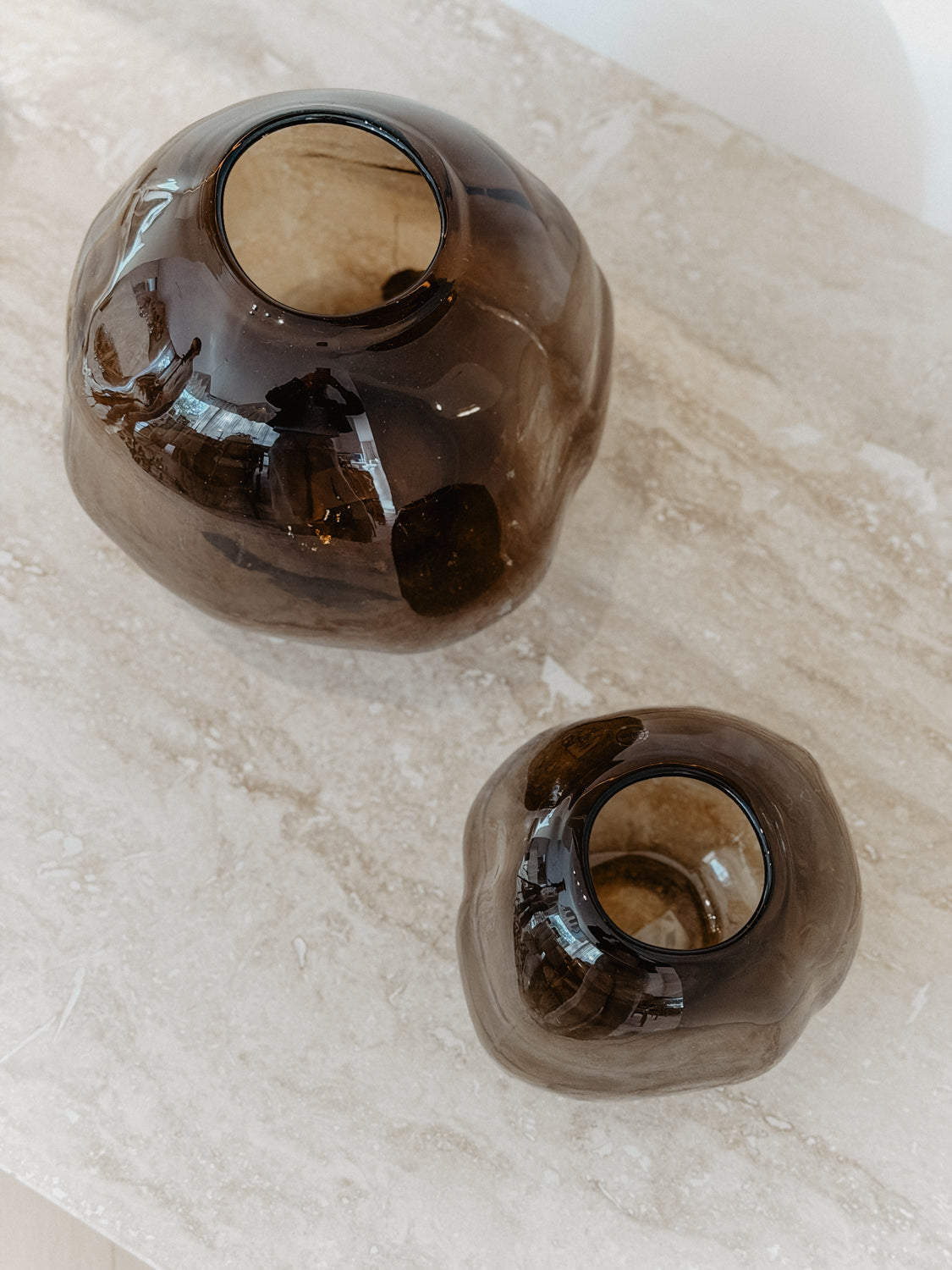 dbkd | Pebble Glasvase small – brown