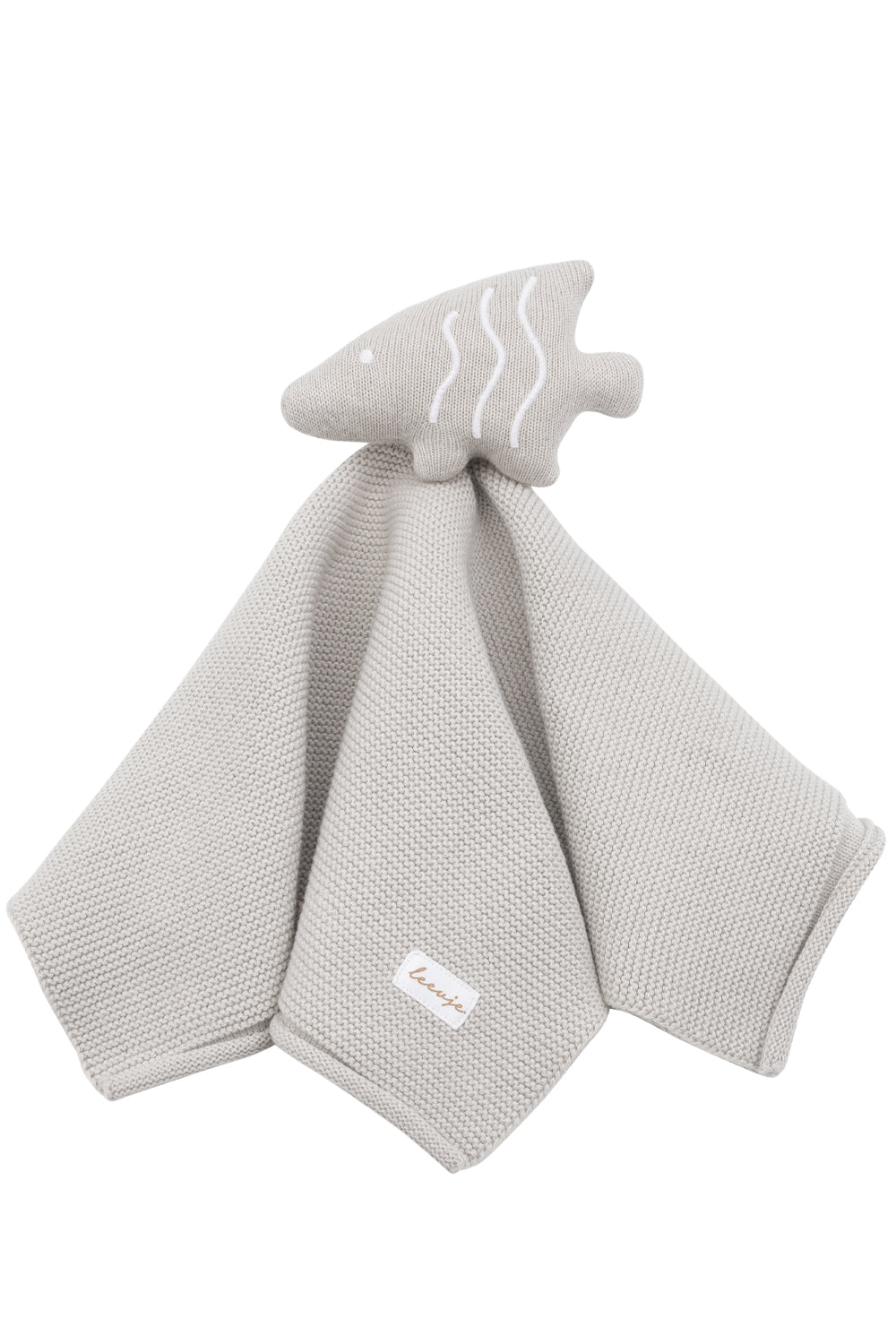 Baby Kuscheltuch aus Strick "Fisch"