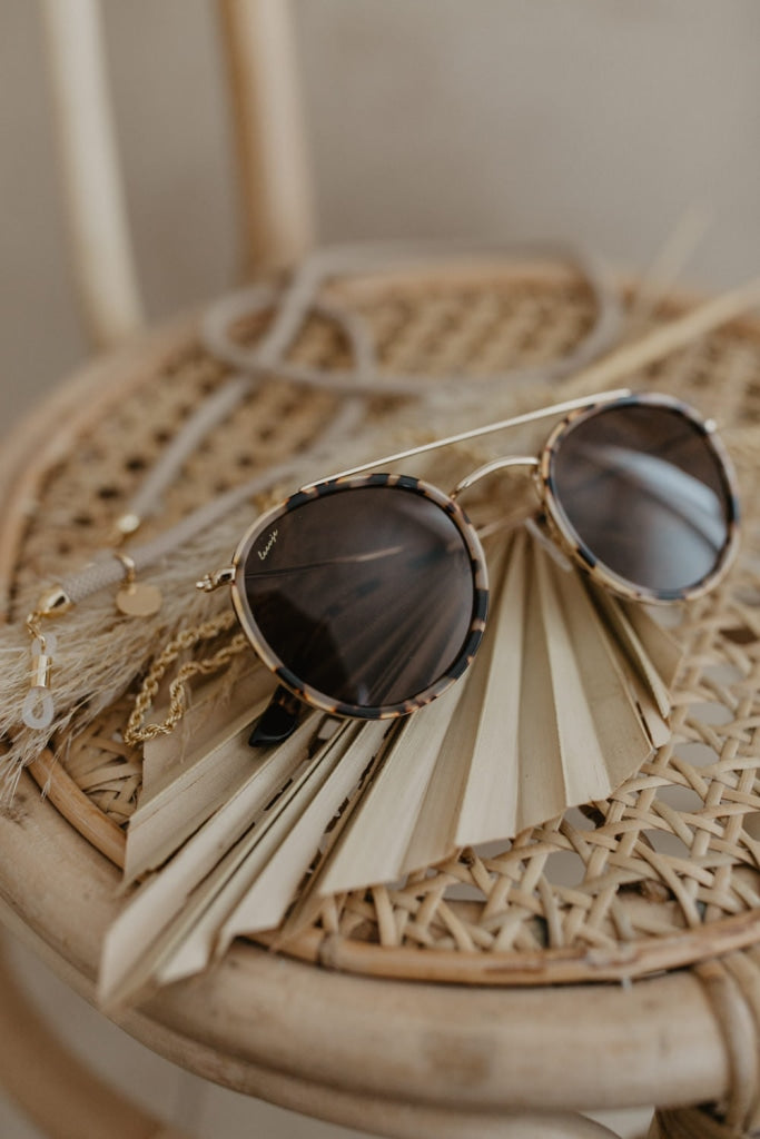 Sunglasses Golden Sun In Tortoise Sand Sonnenbrillen