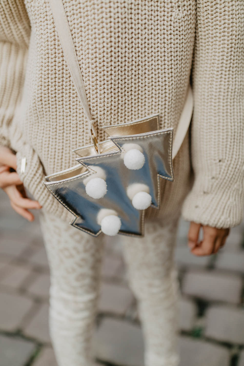 Children's handbag "Pompom Christmastree"