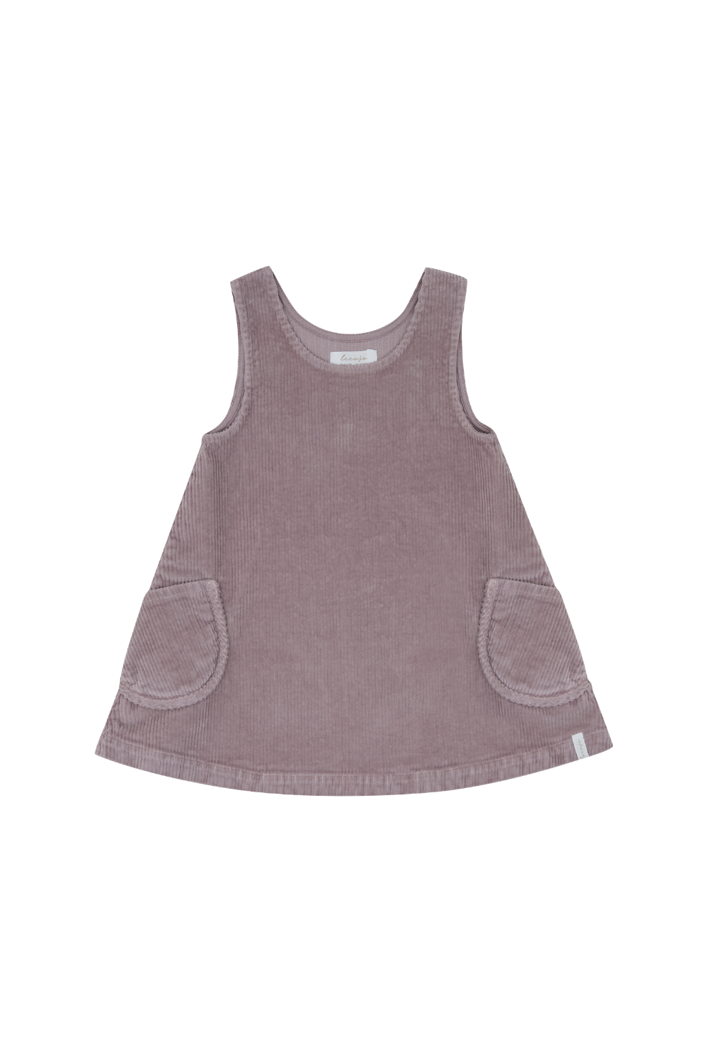 Corduroy Dress with Pockets 'lilac'