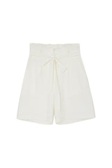 Shorts Off White Mit Gürtel Für Frauen Xs Hosen