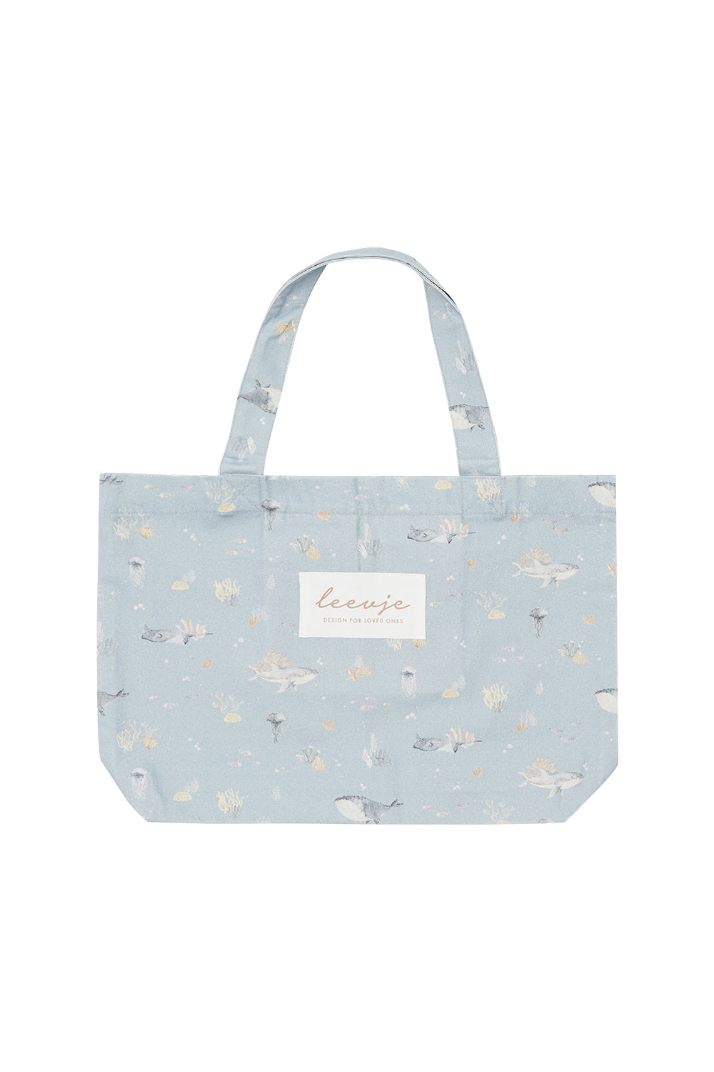 Fabric bag 'underwater blue' small