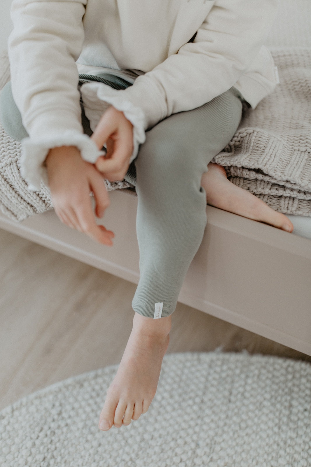 Leggings 'green' aus Bio-Baumwolle