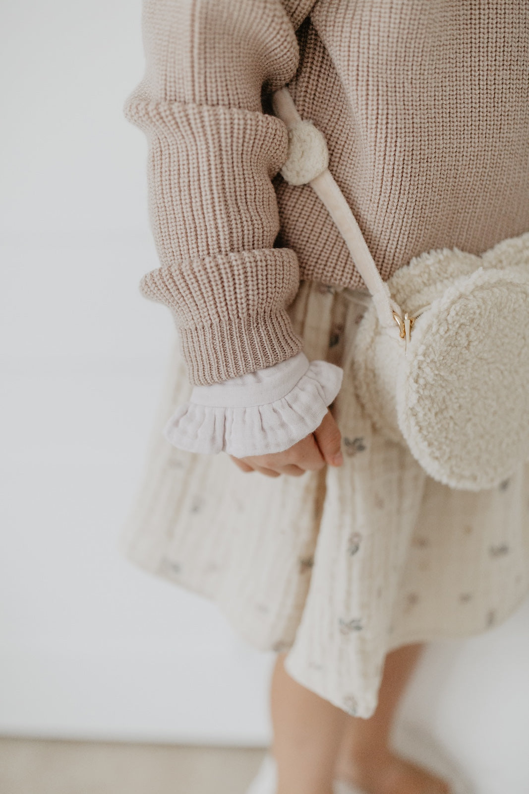 Pull-on blouse 'lavender' made from muslin