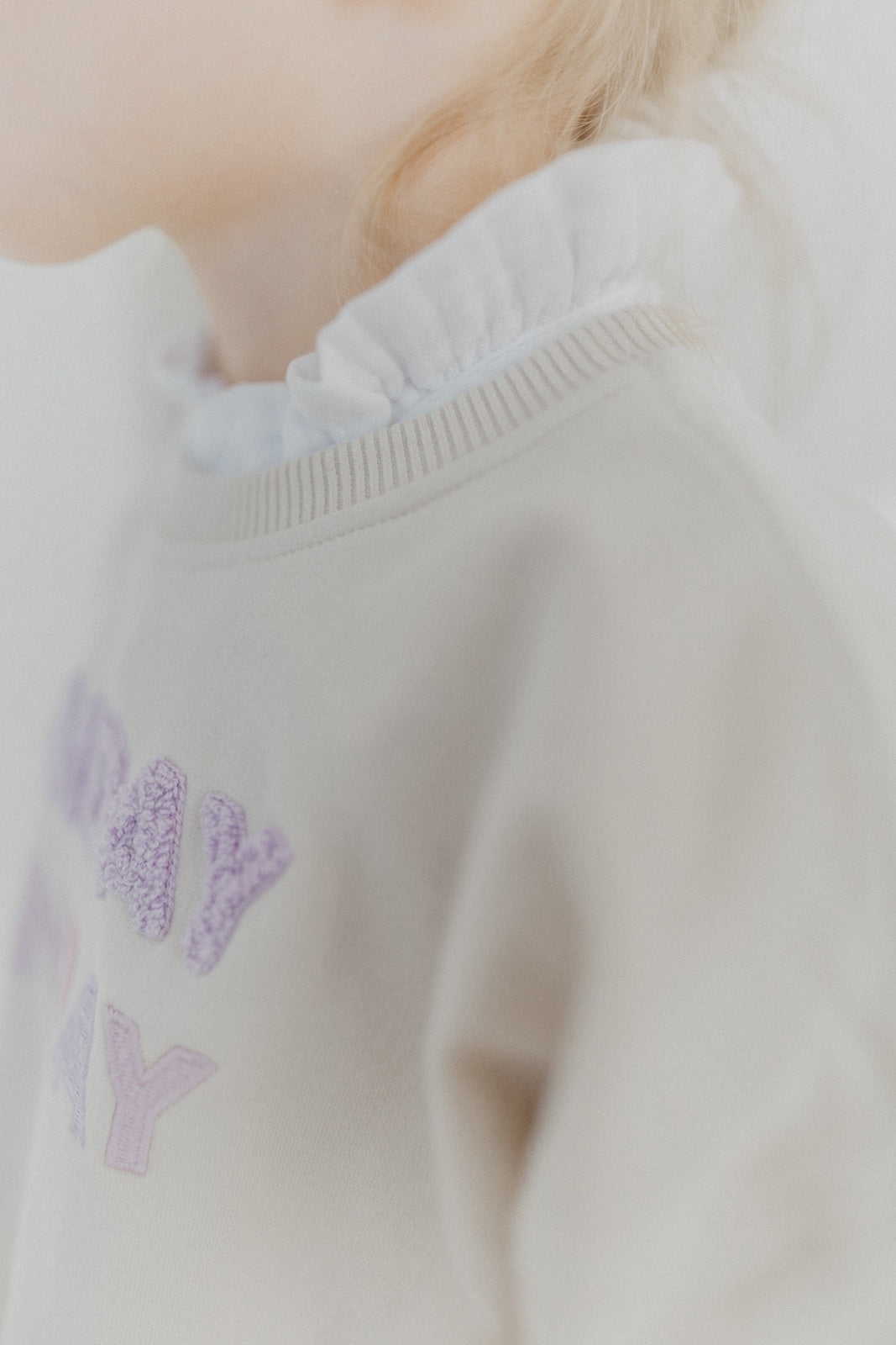 Oversized Sweatshirt 'sunday funday lavender'