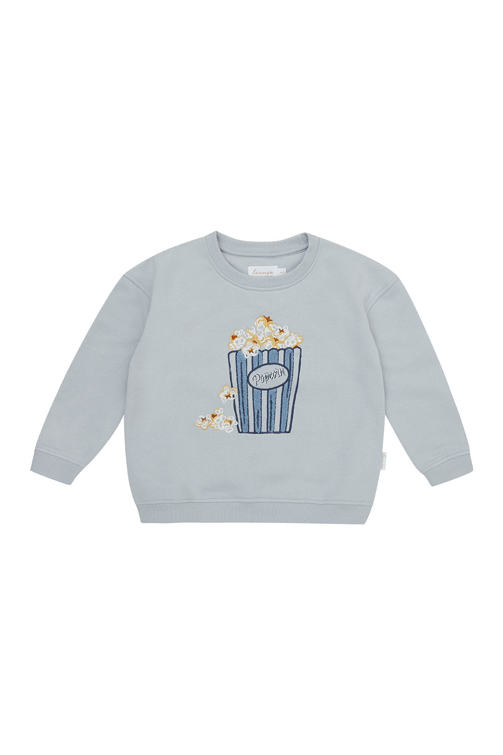 Oversized Sweatshirt 'popcorn light blue'