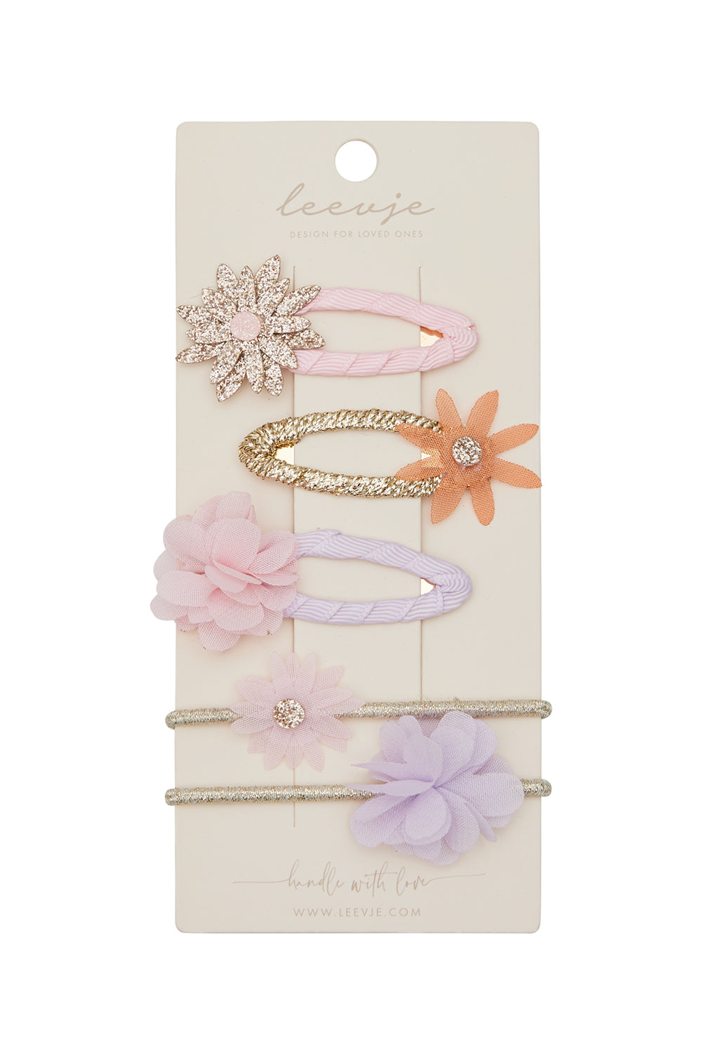Haarspangen 'flower power mix'