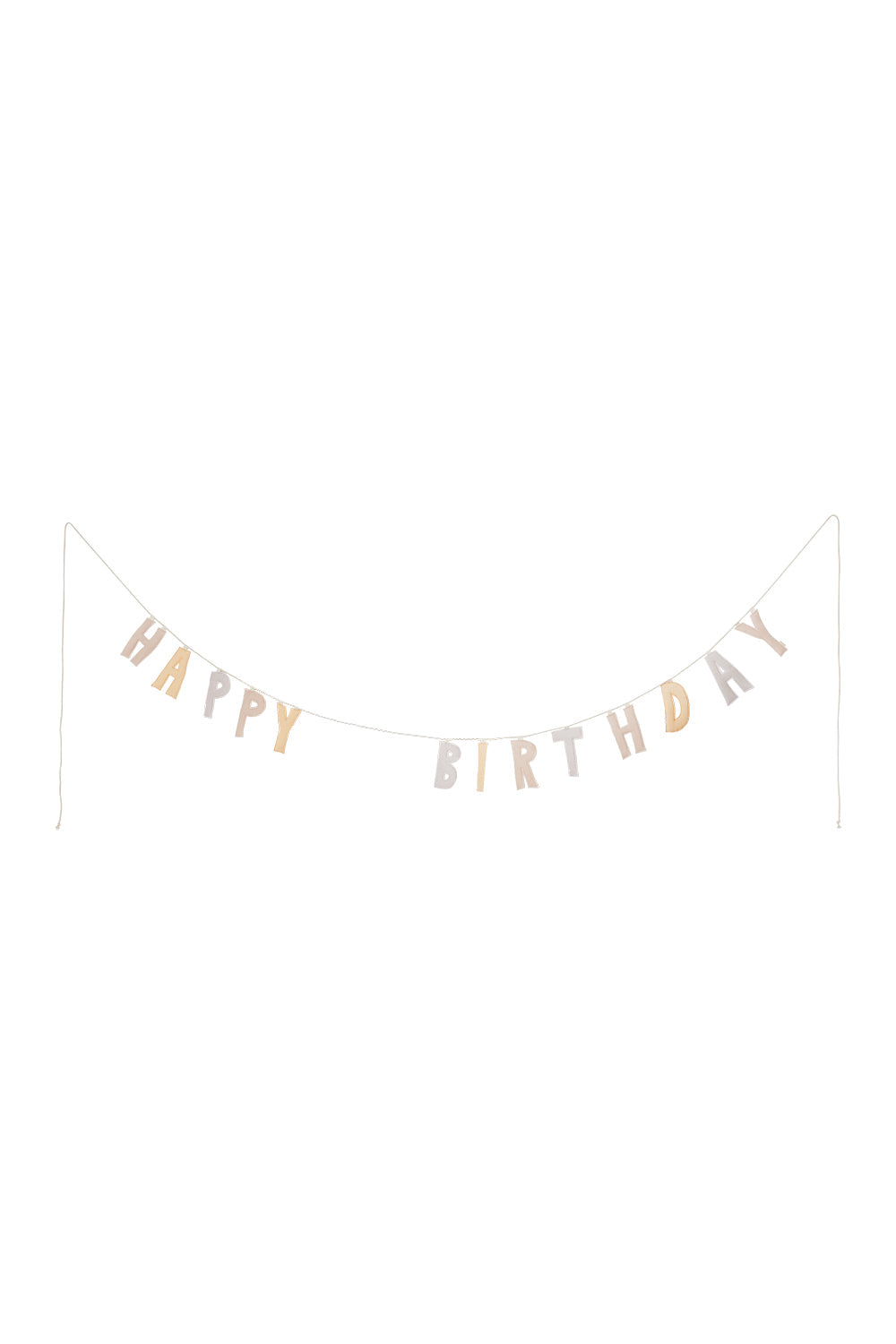 Girlande 'happy birthday' in lavender