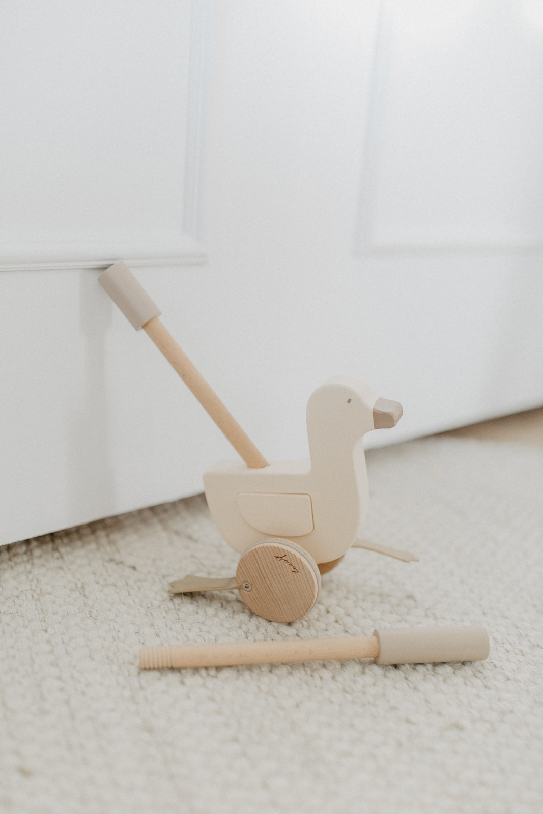 Wooden Push-Along Goose