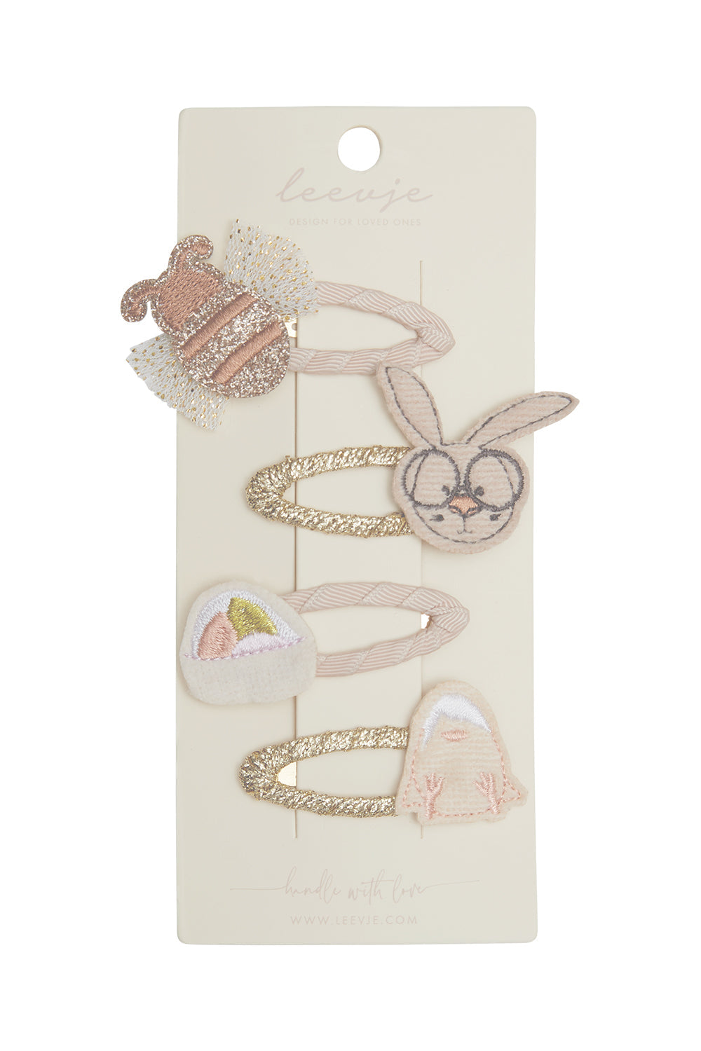 Hair clips 'golden easter clips'