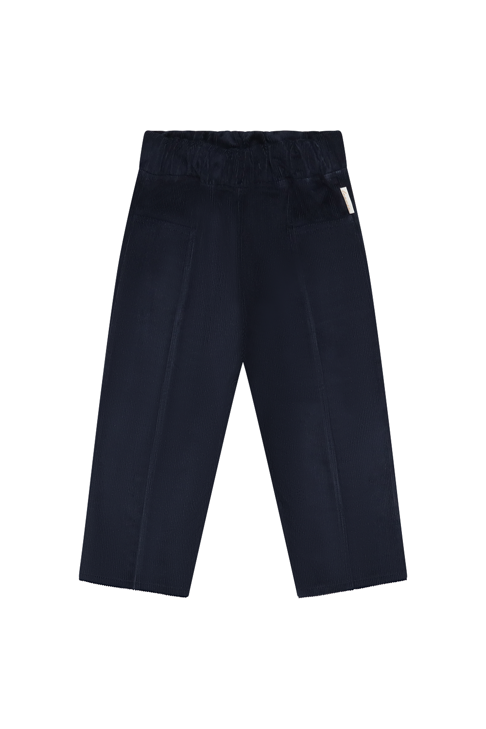Unisex Cordhose 'navy' mit Ziernähten