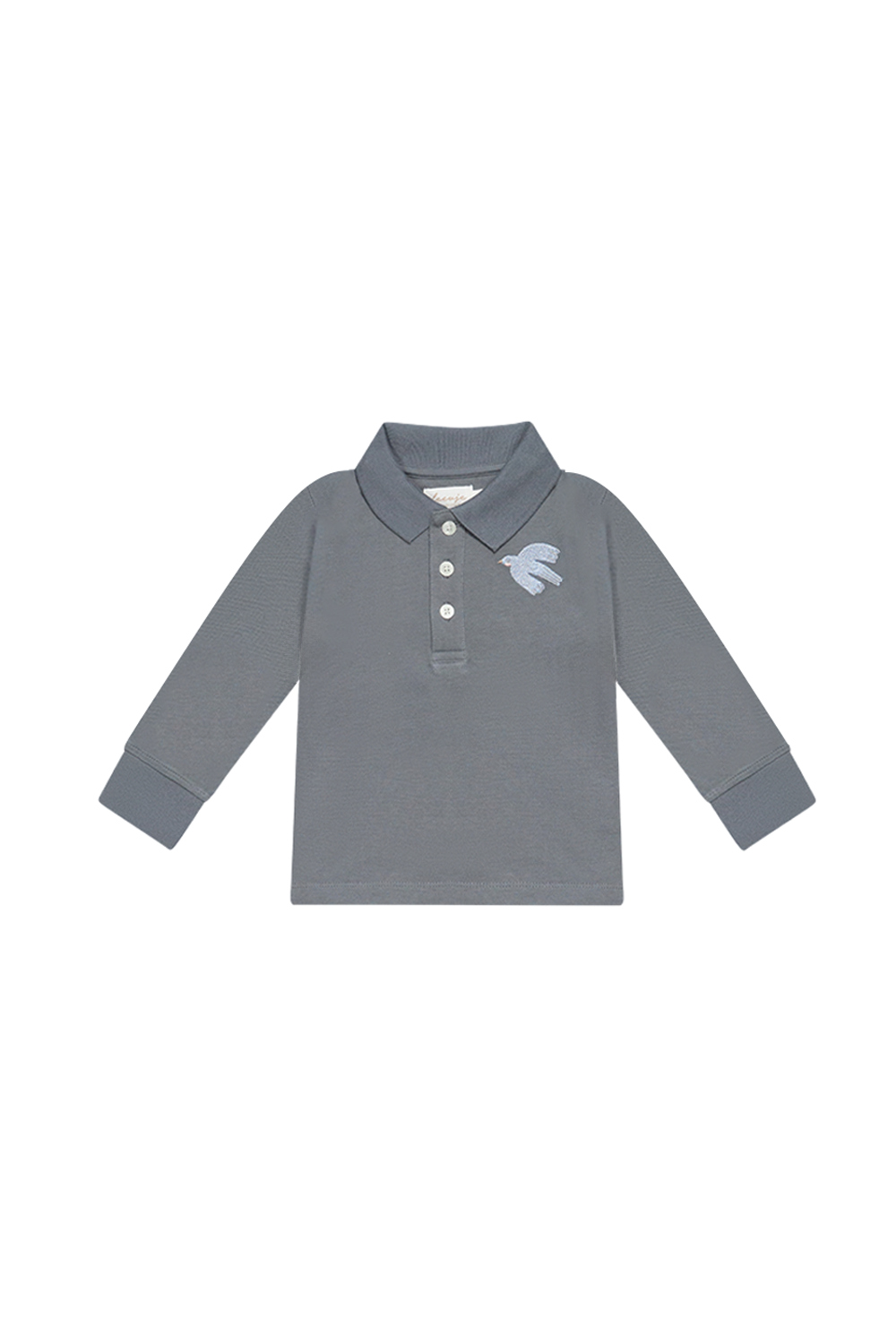 Langärmliges Polo-Shirt 'bird'