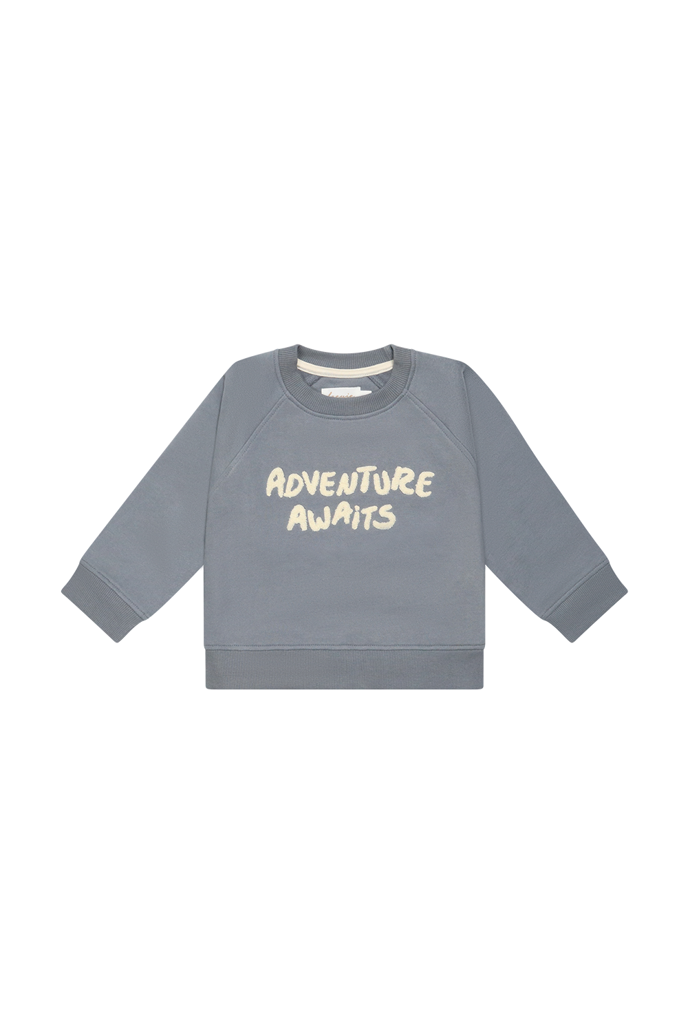 Unisex Oversized Sweatshirt 'adventure awaits' in blue