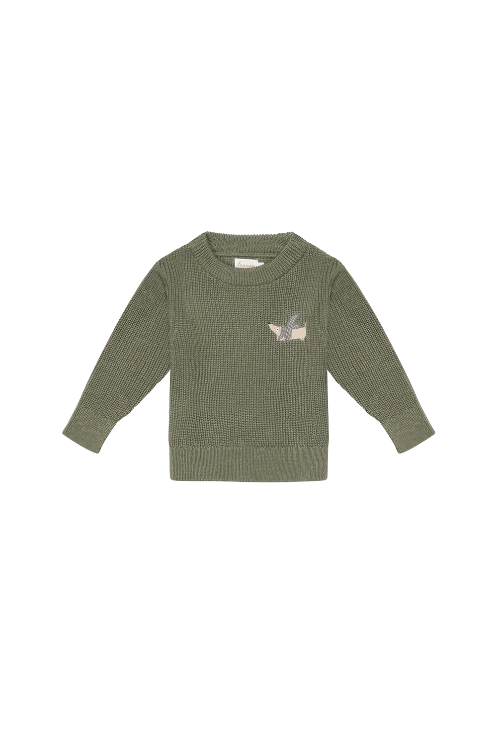 Chunky Knit Pullover 'little dog'