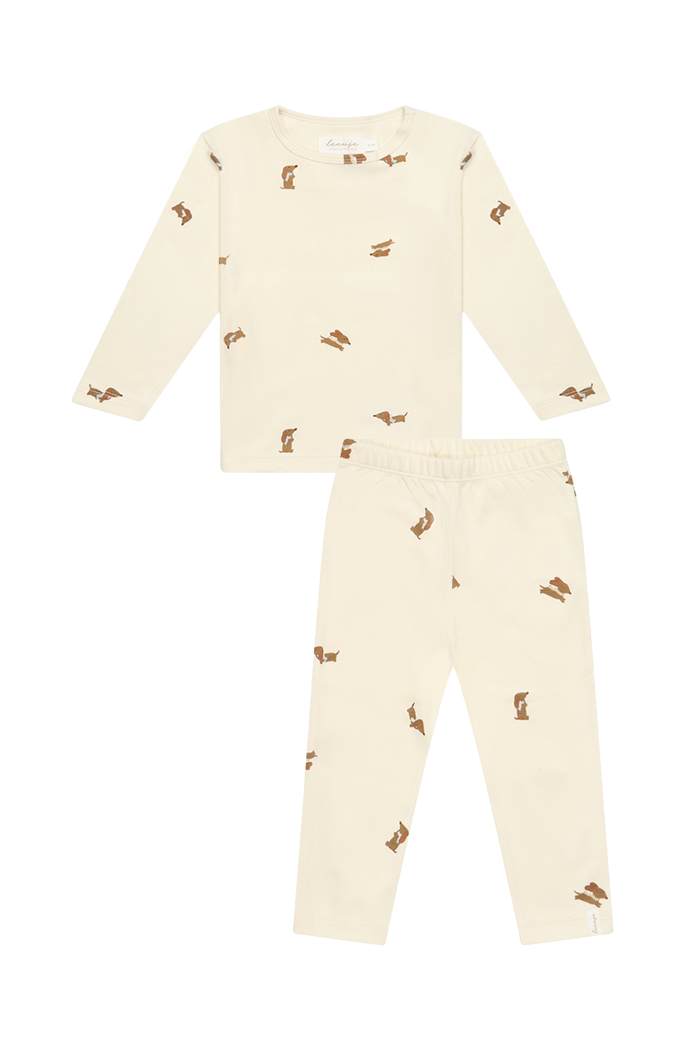Pyjama Set 'little dog' aus Bio-Baumwolle